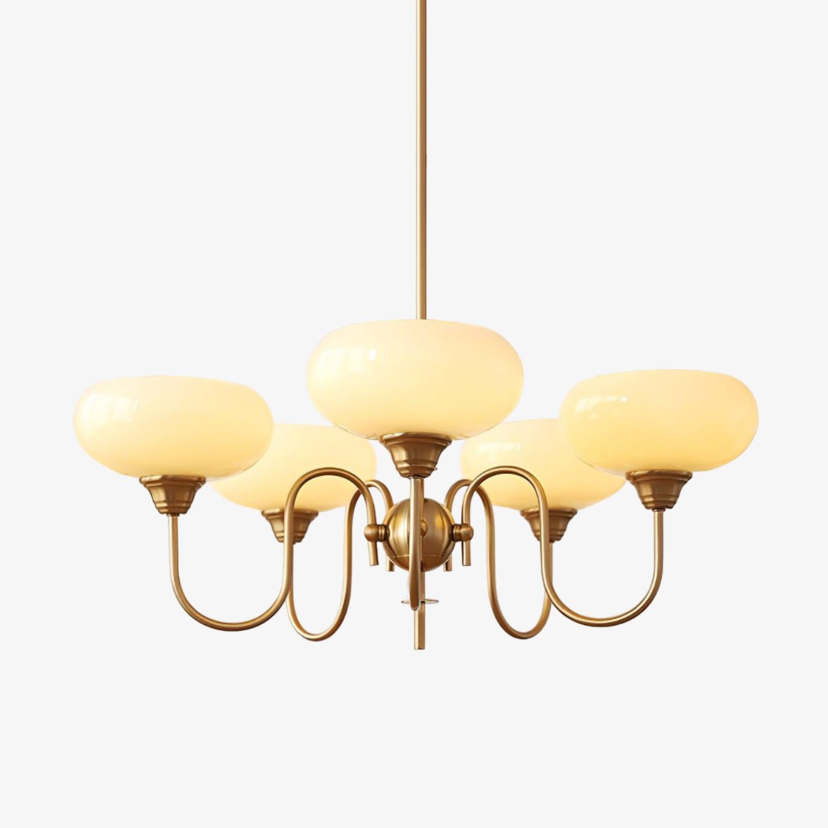 Creamy Persimmon Chandelier - Blowlighting