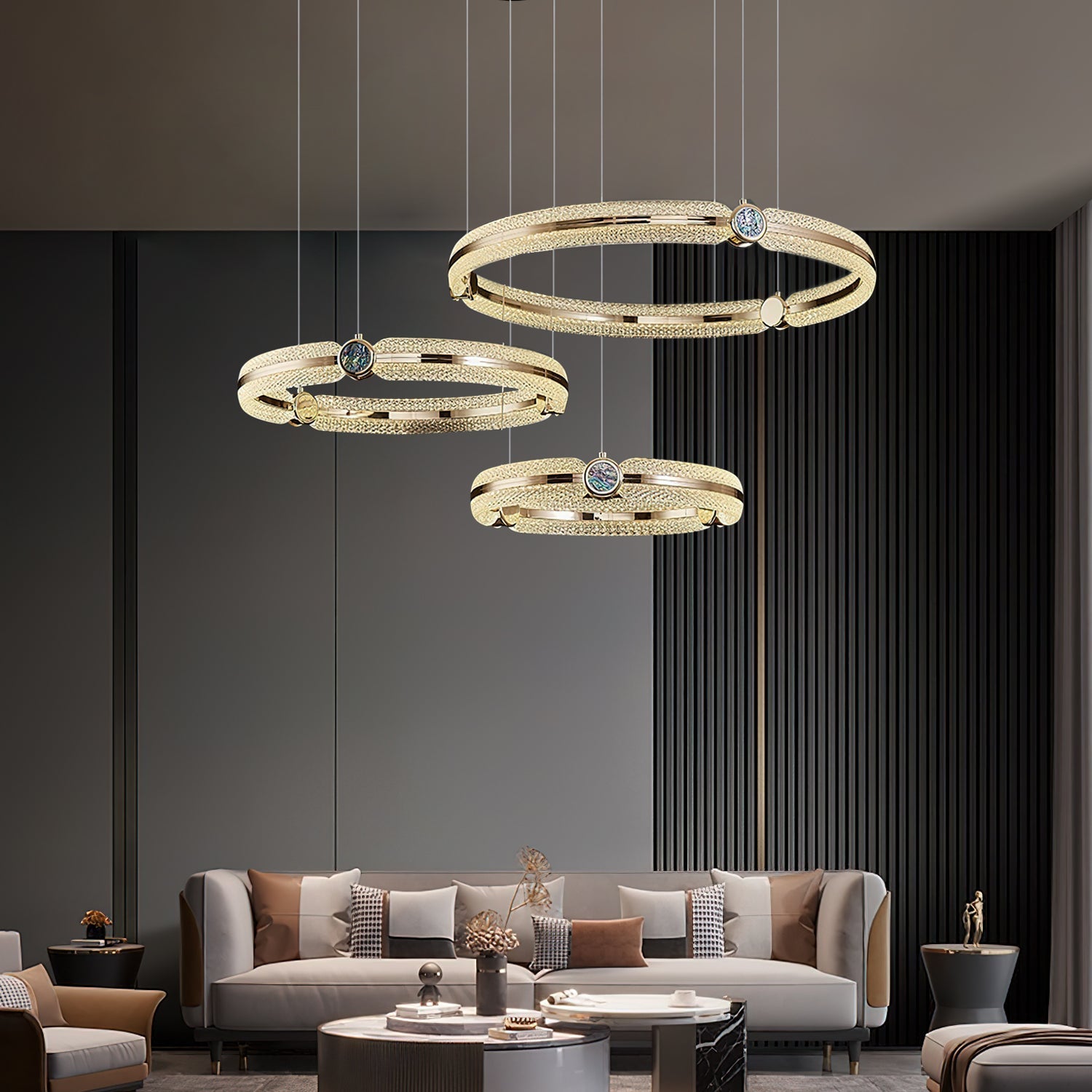 Aurora Chandelier Creative Ring - Blowlighting