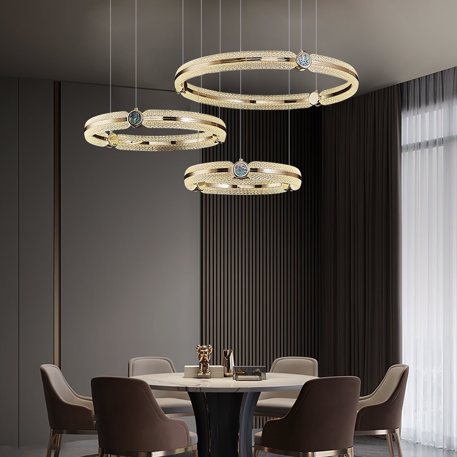 Aurora Chandelier Creative Ring - Blowlighting