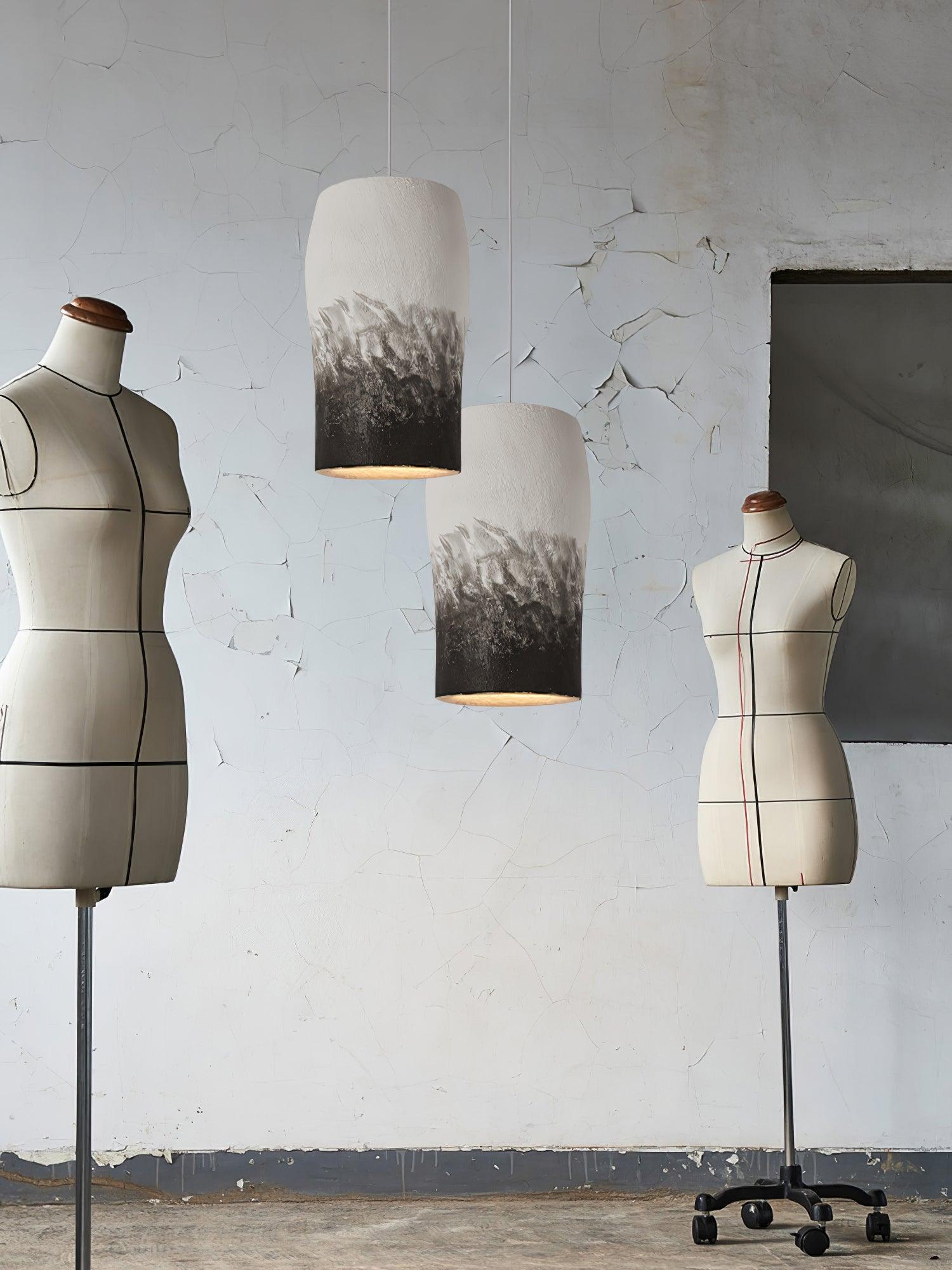 Ceraeion Modern Minimalist Crust Thin Metal Pendant Lamp - Blowlighting