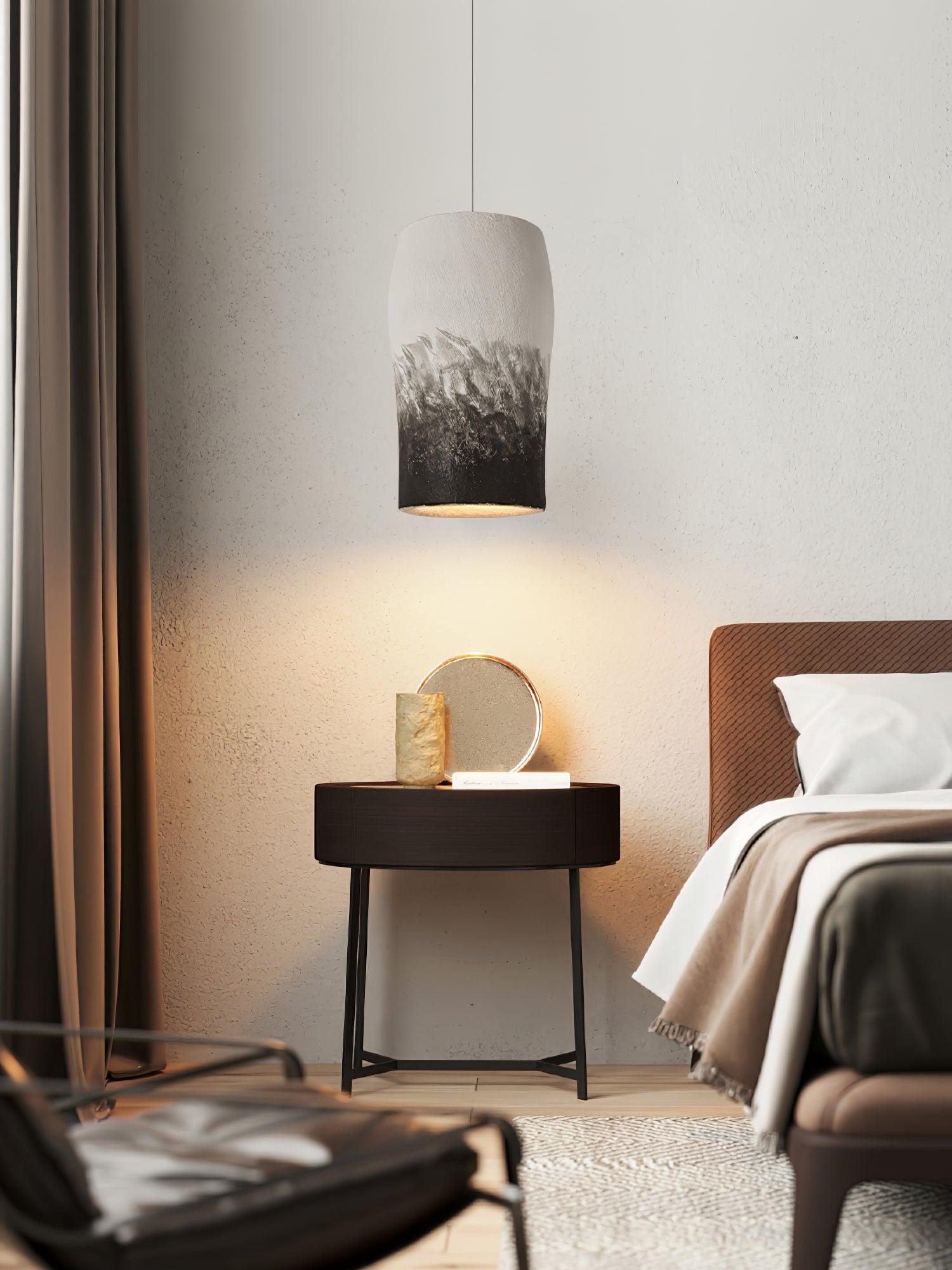 Ceraeion Modern Minimalist Crust Thin Metal Pendant Lamp - Blowlighting