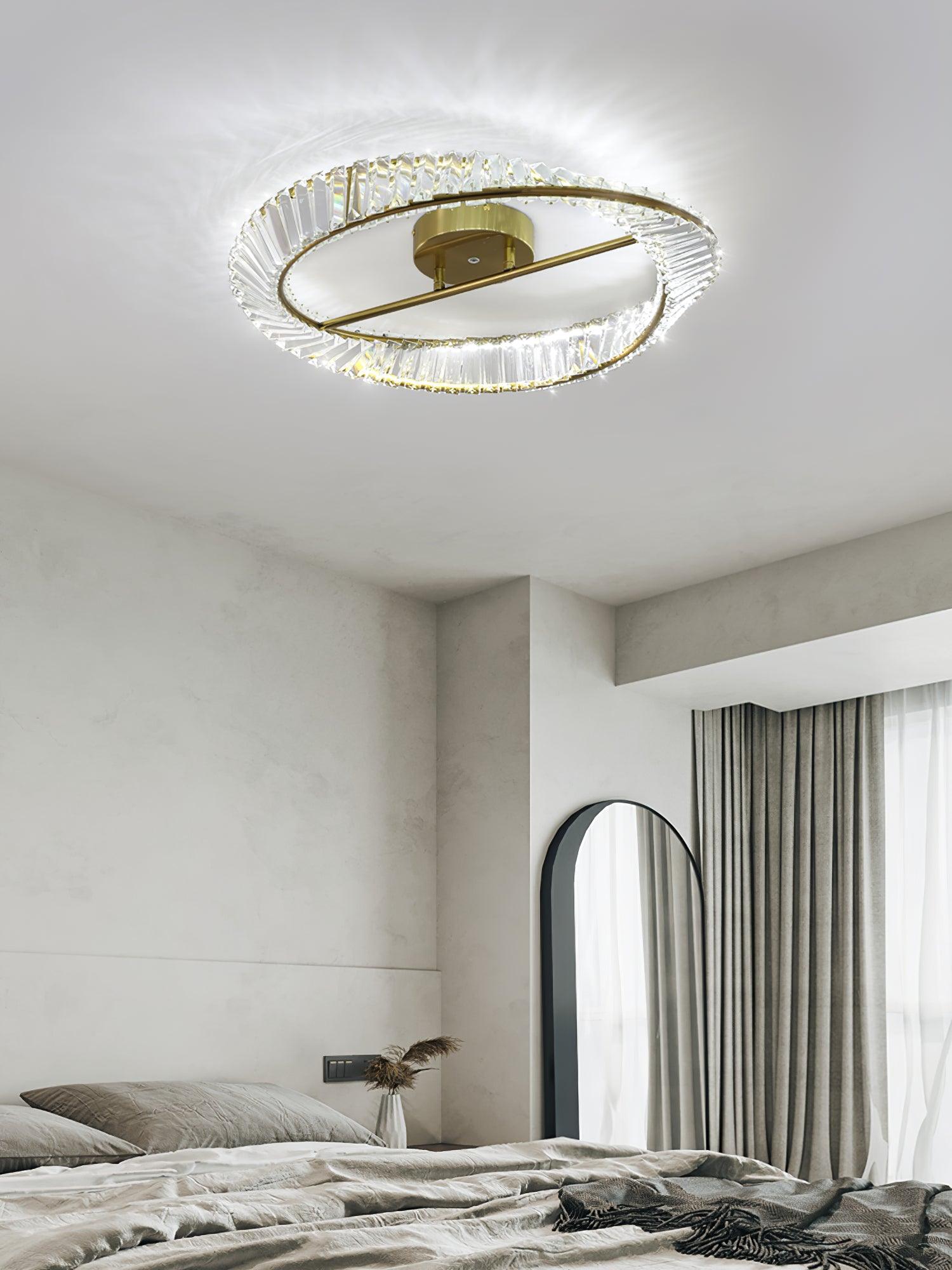 Crystal Rings Ceiling Lamp - Blowlighting