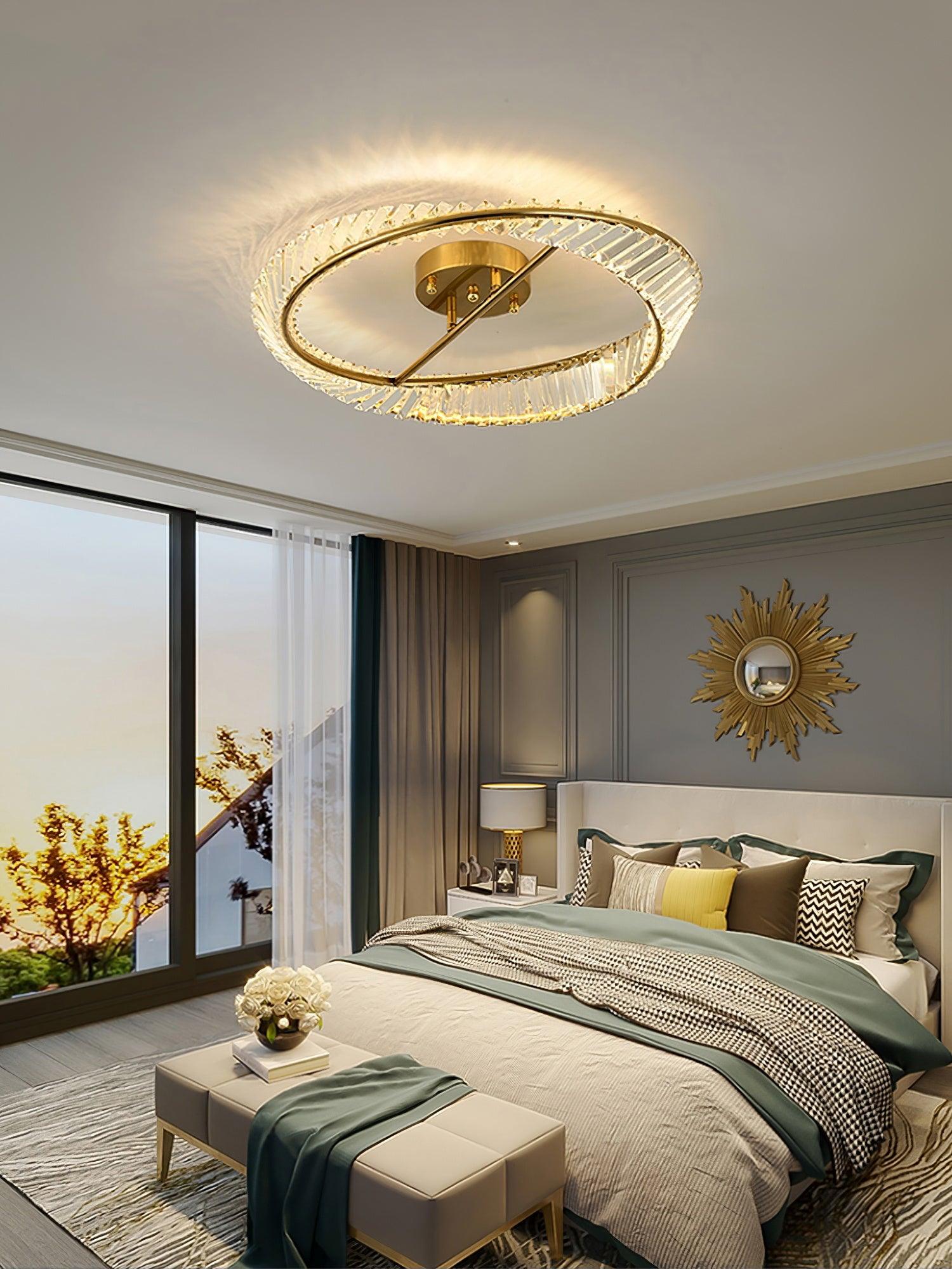 Crystal Rings Ceiling Lamp - Blowlighting