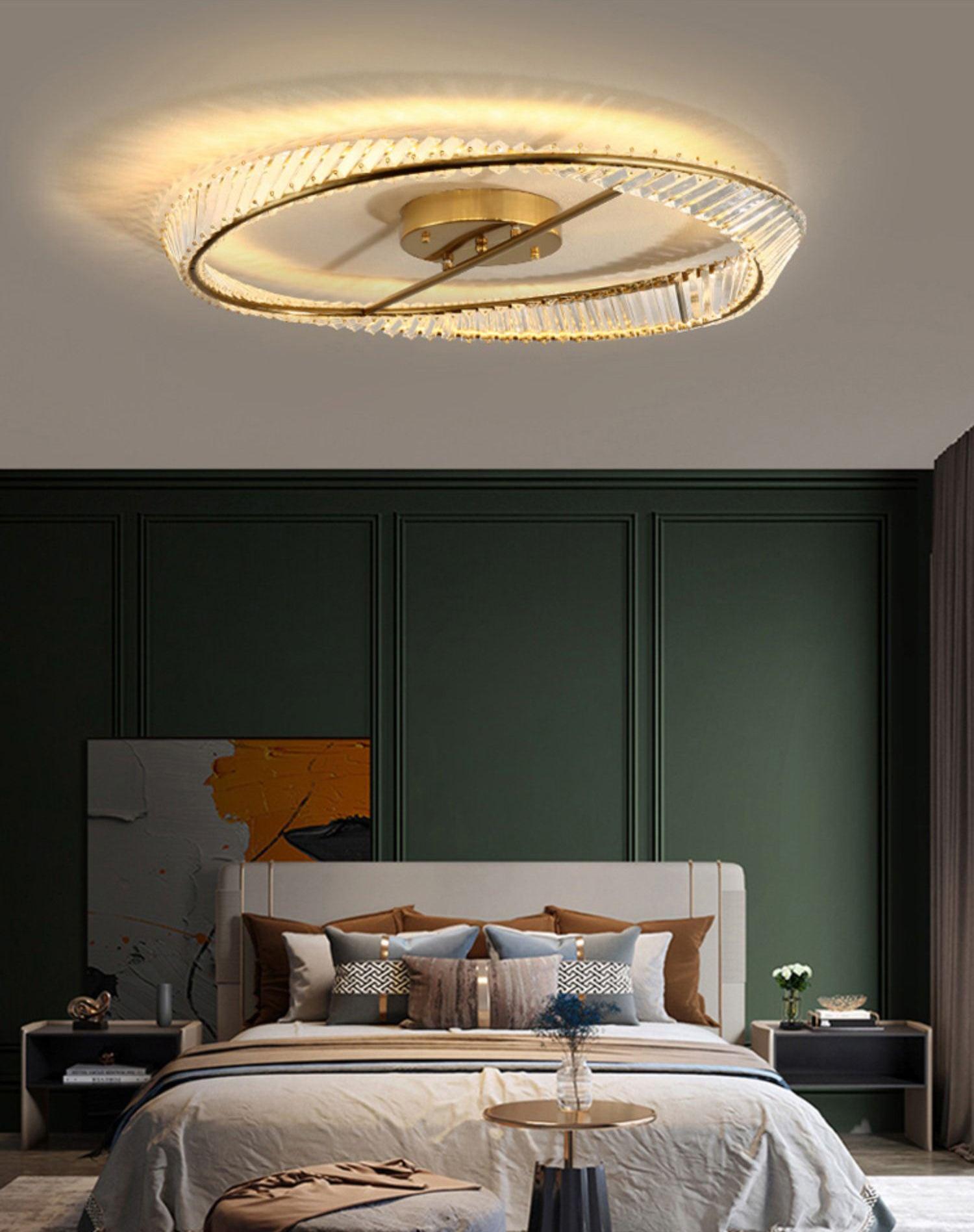 Crystal Rings Ceiling Lamp - Blowlighting