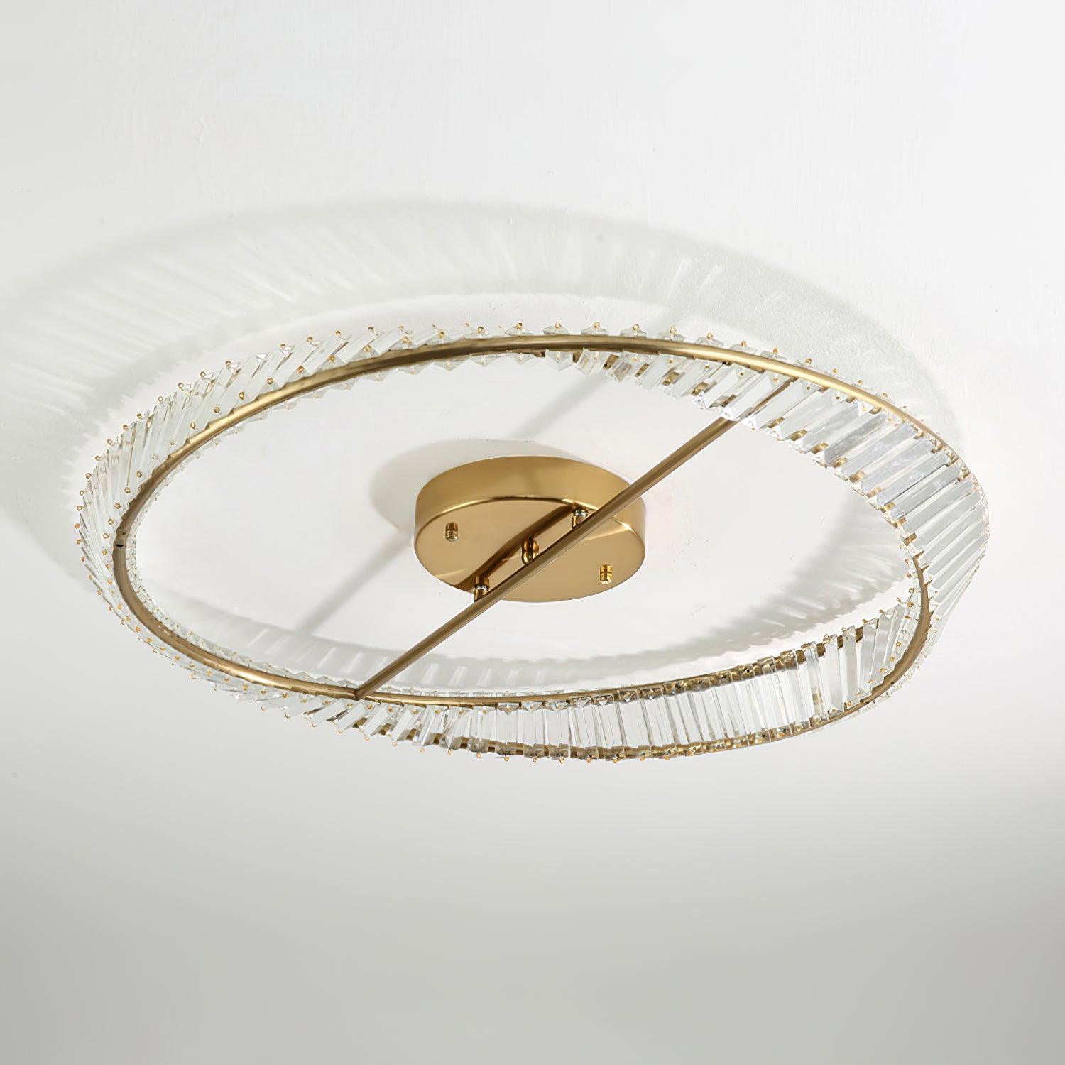 Crystal Rings Ceiling Lamp - Blowlighting