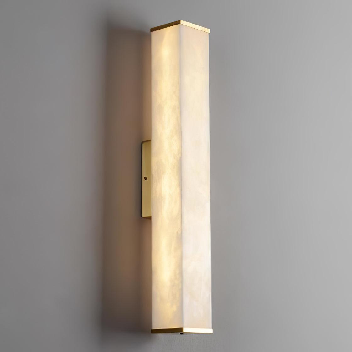Vithaira Alabaster Linear Wall Lamp - Blowlighting