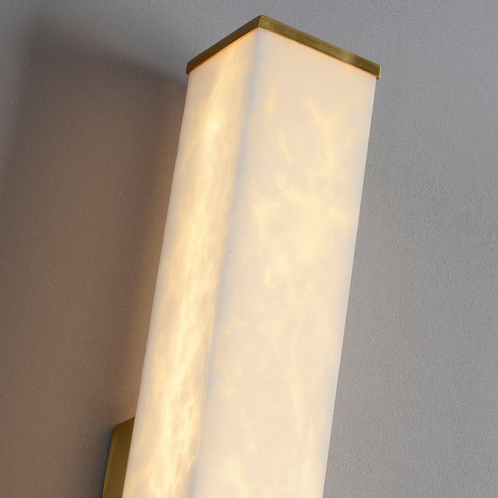Vithaira Alabaster Linear Wall Lamp - Blowlighting