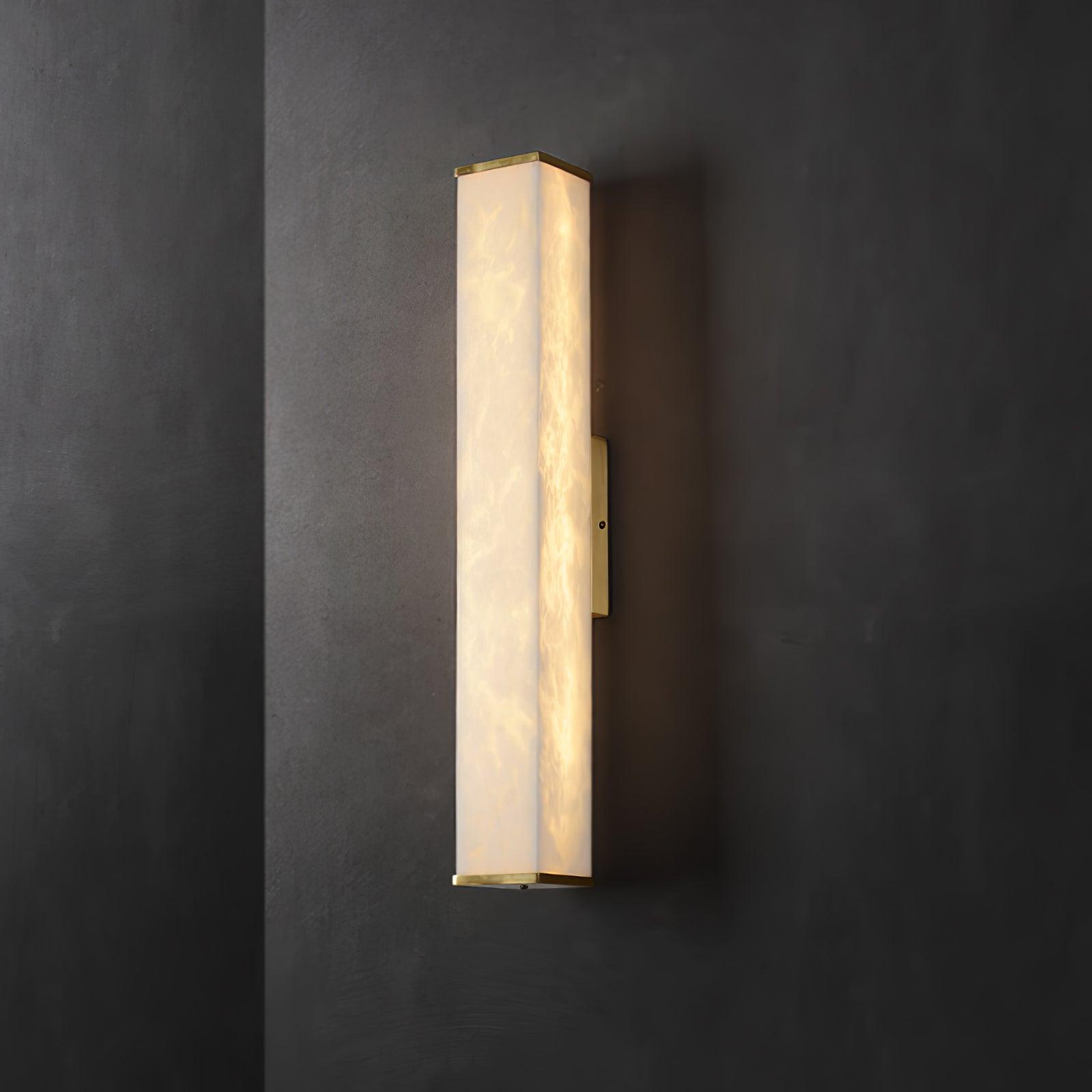 Vithaira Alabaster Linear Wall Lamp - Blowlighting