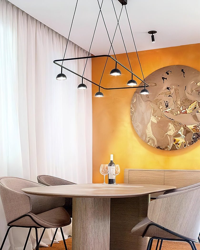 Aurora Chandelier LED Sleek - Blowlighting