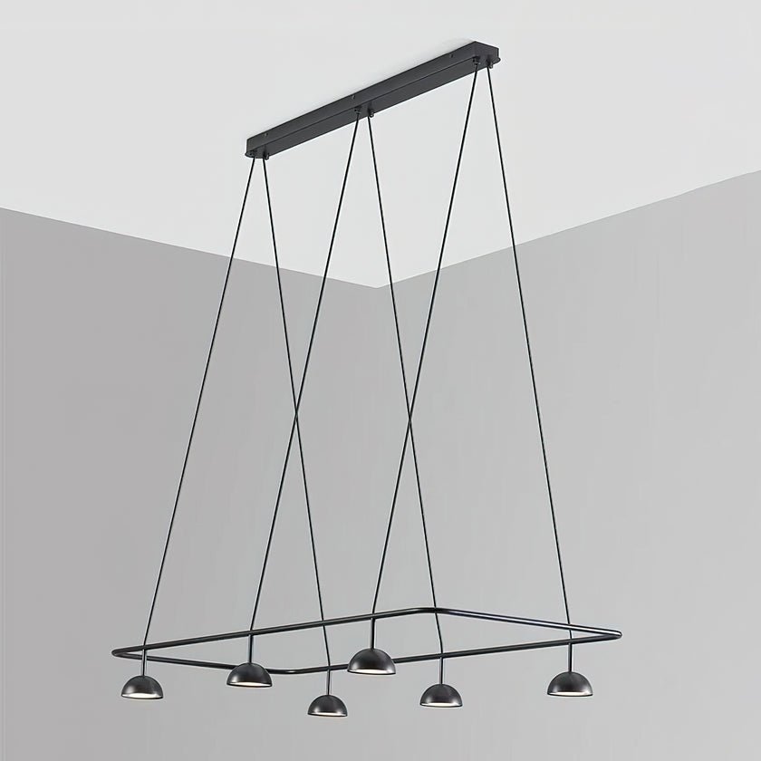 Aurora Chandelier LED Sleek - Blowlighting