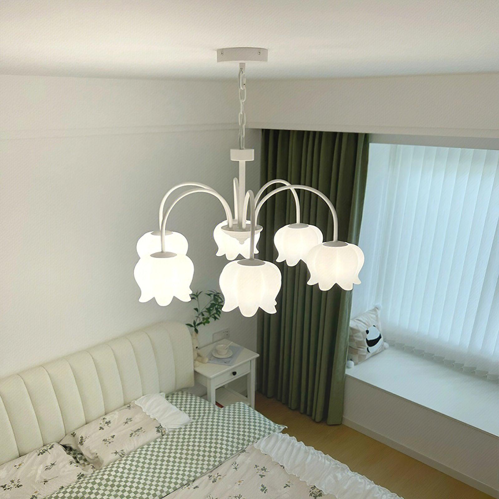 Curved Arm Bell Chandelier - Blowlighting