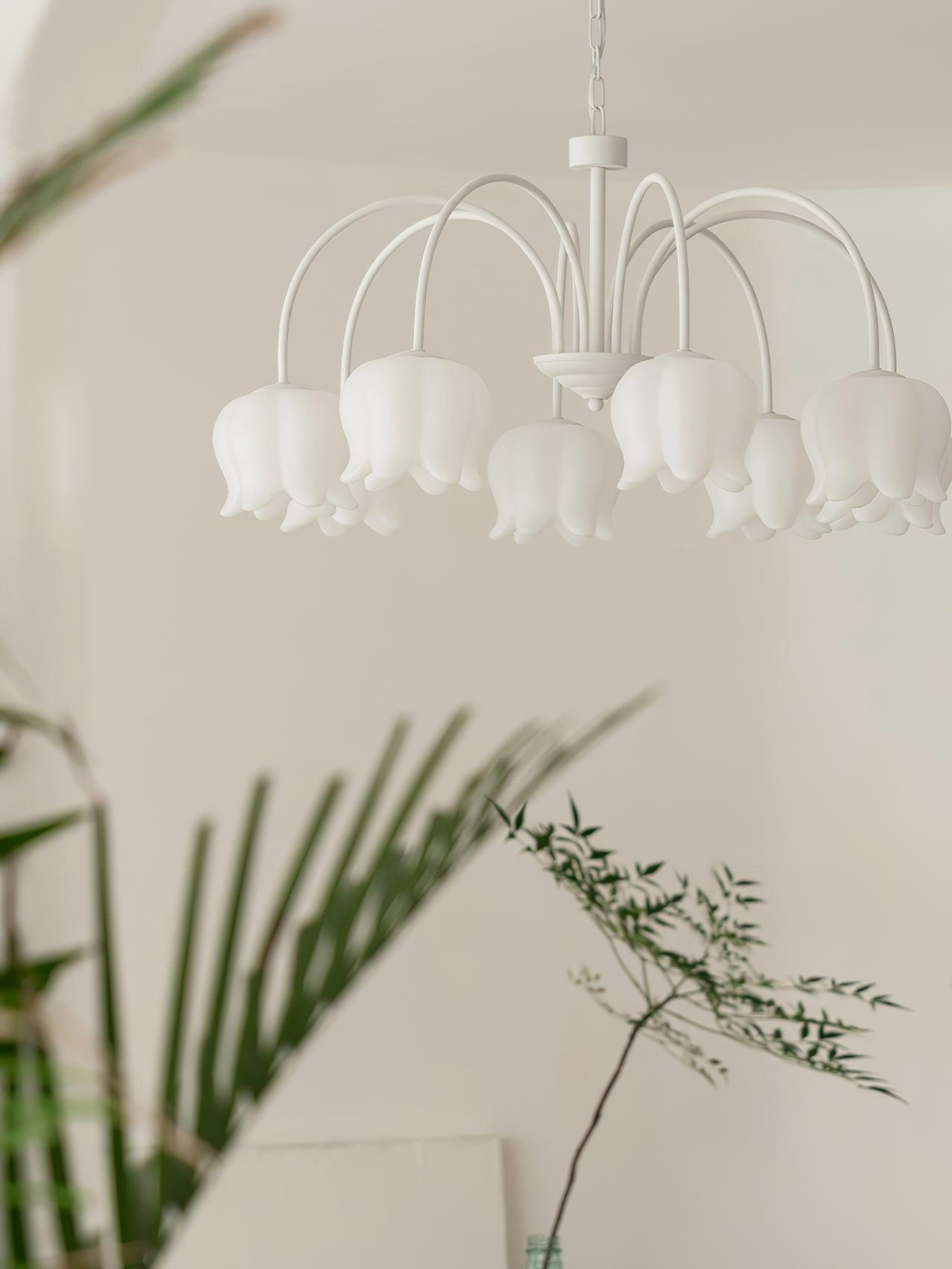 Curved Arm Bell Chandelier - Blowlighting