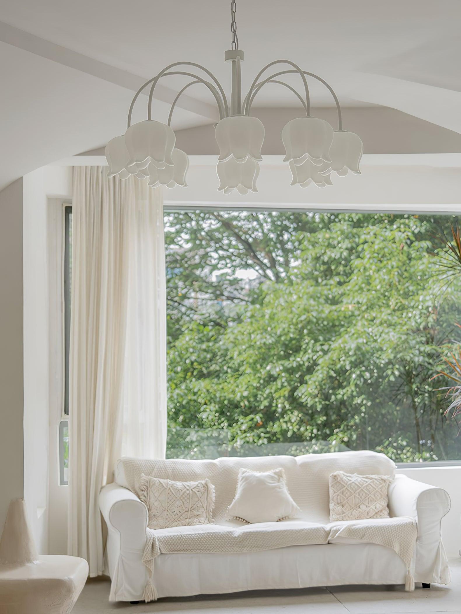 Curved Arm Bell Chandelier - Blowlighting