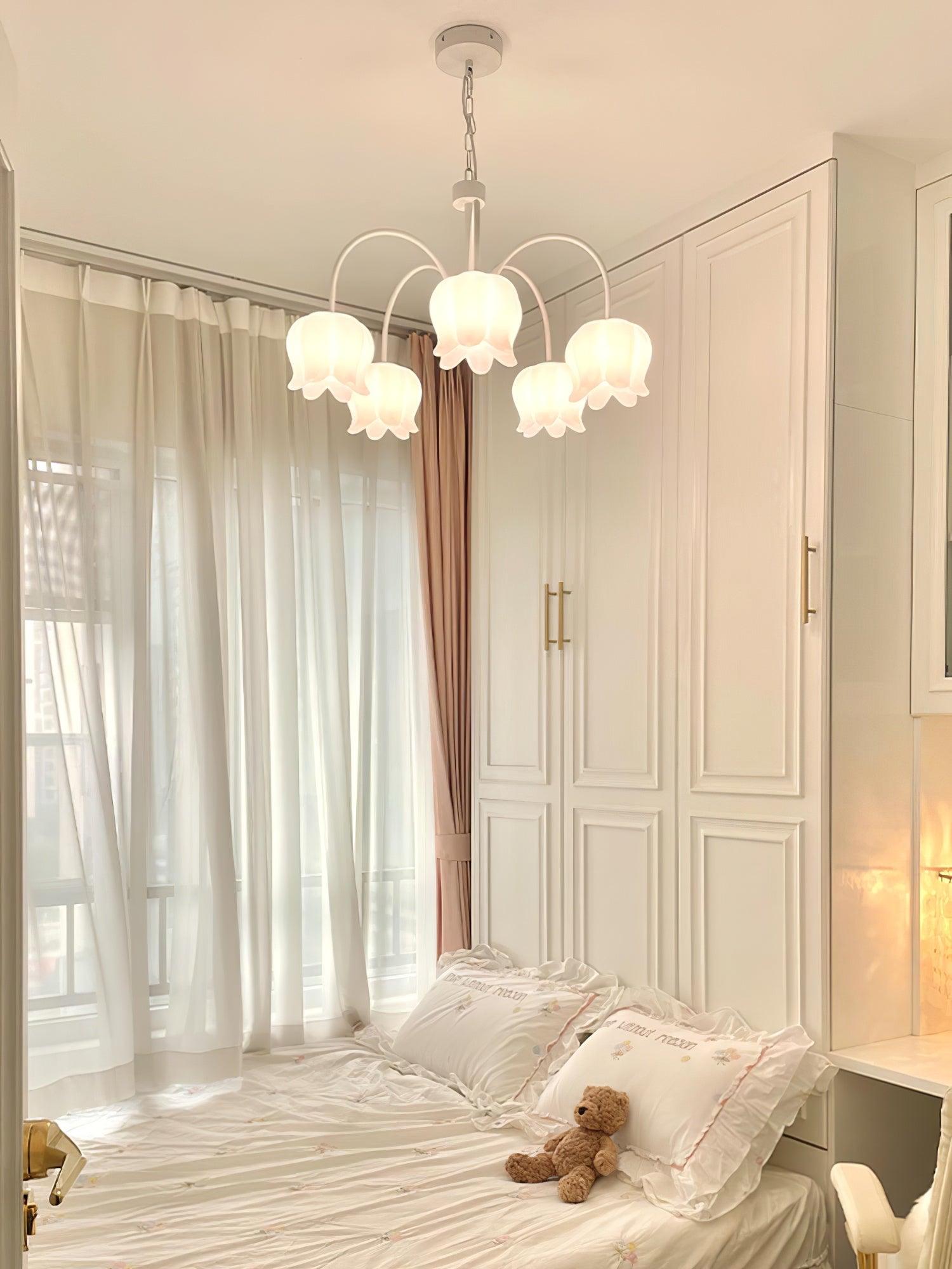 Curved Arm Bell Chandelier - Blowlighting