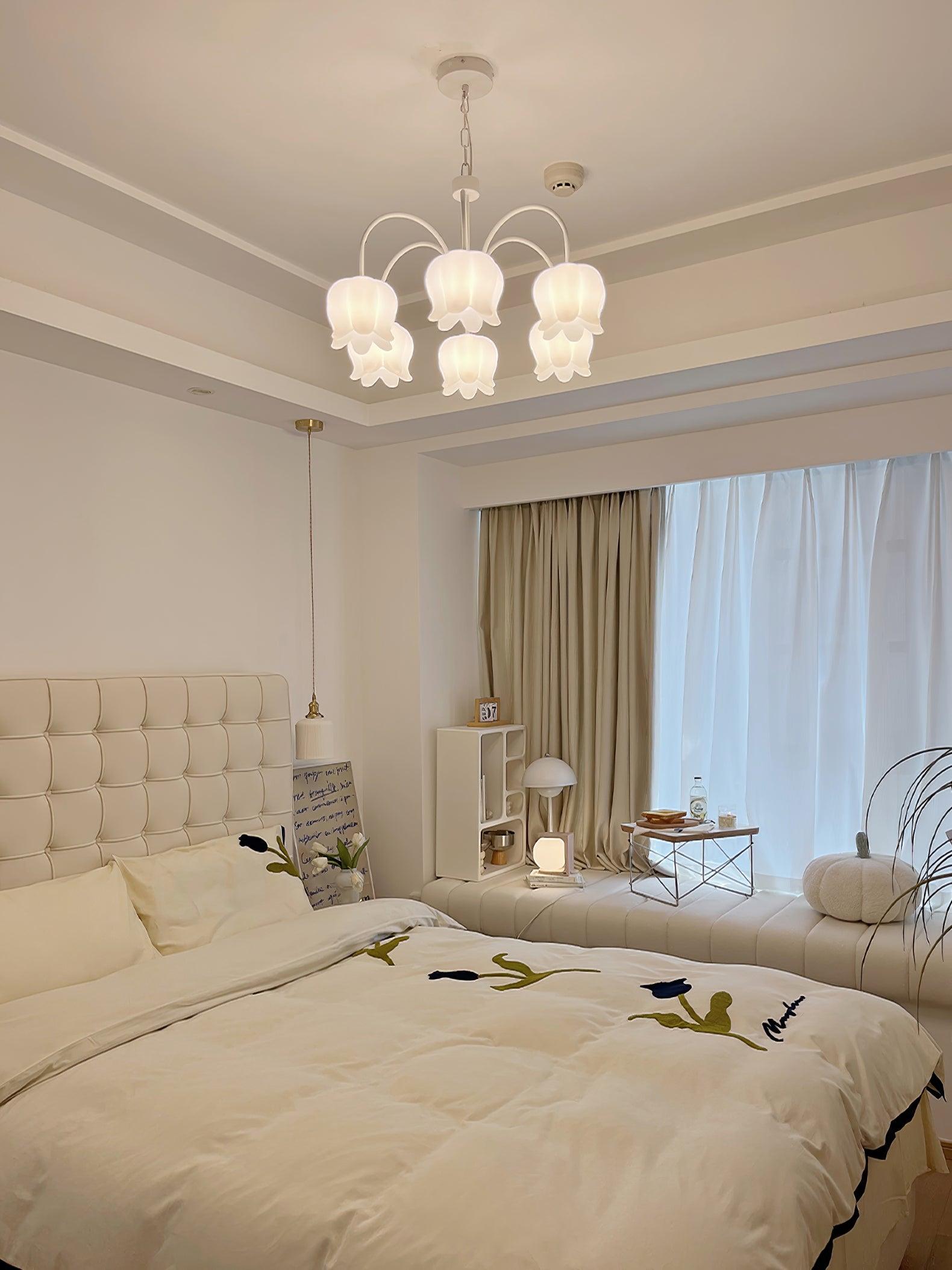 Curved Arm Bell Chandelier - Blowlighting