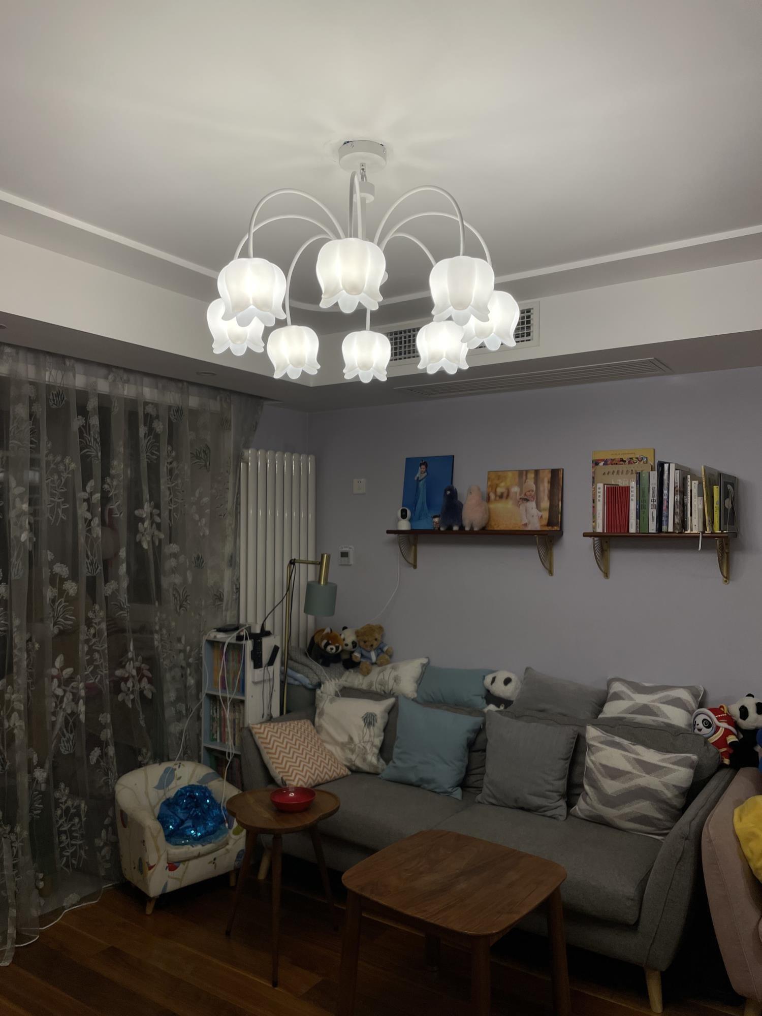 Curved Arm Bell Chandelier - Blowlighting