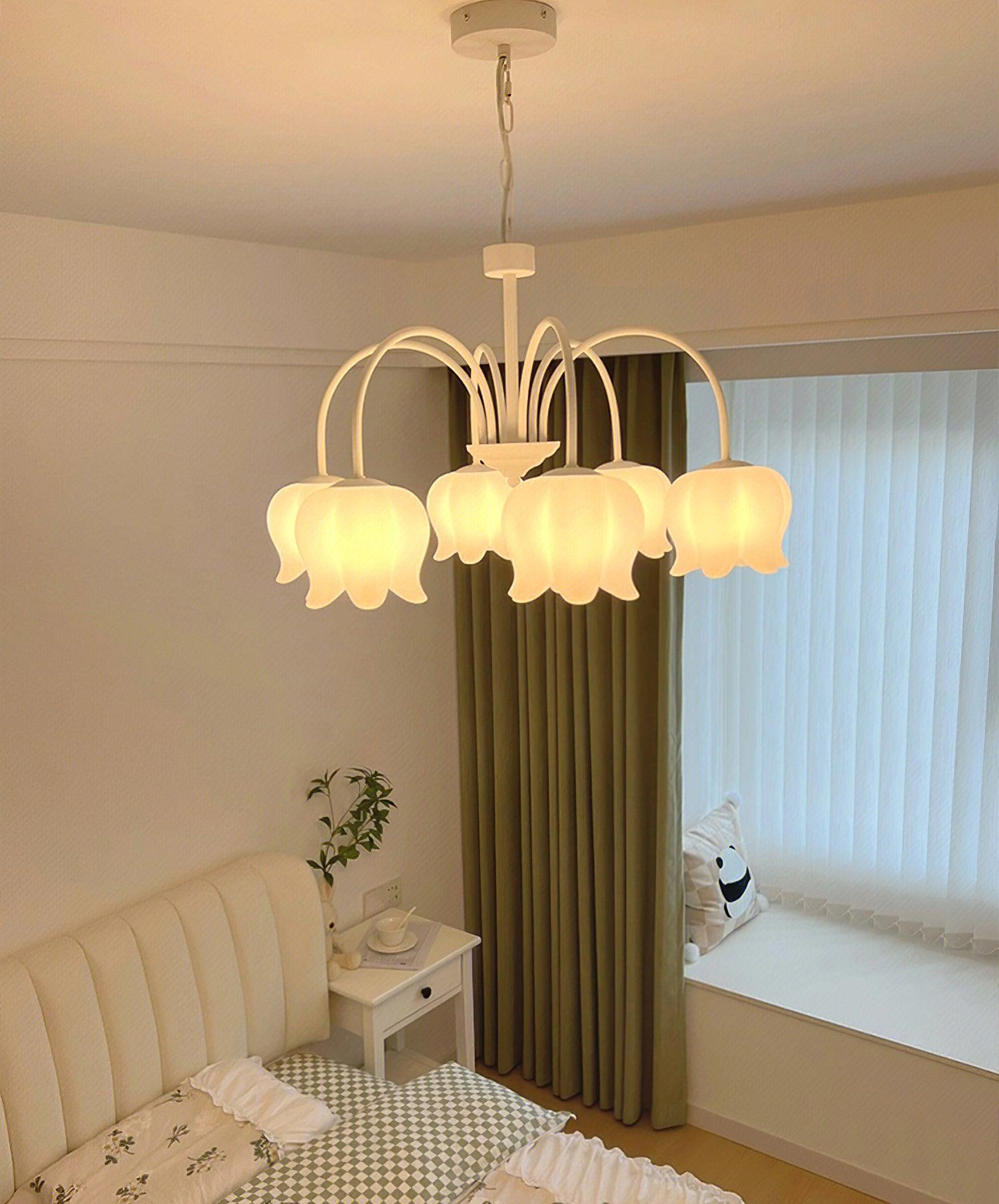Curved Arm Bell Chandelier - Blowlighting