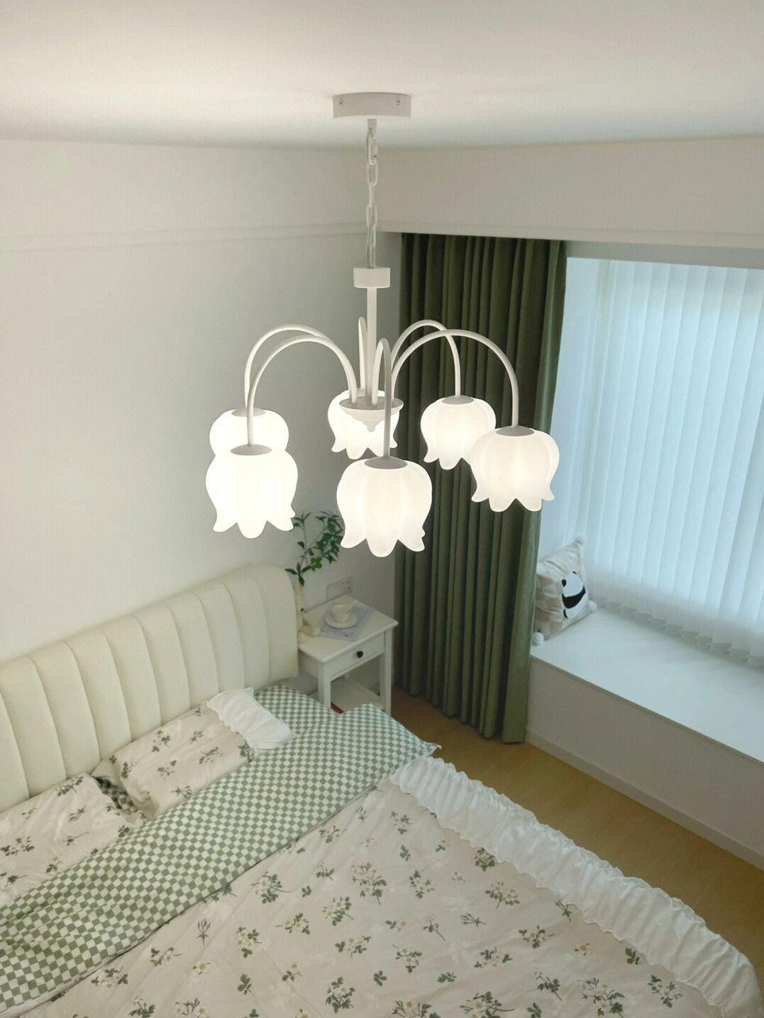 Curved Arm Bell Chandelier - Blowlighting