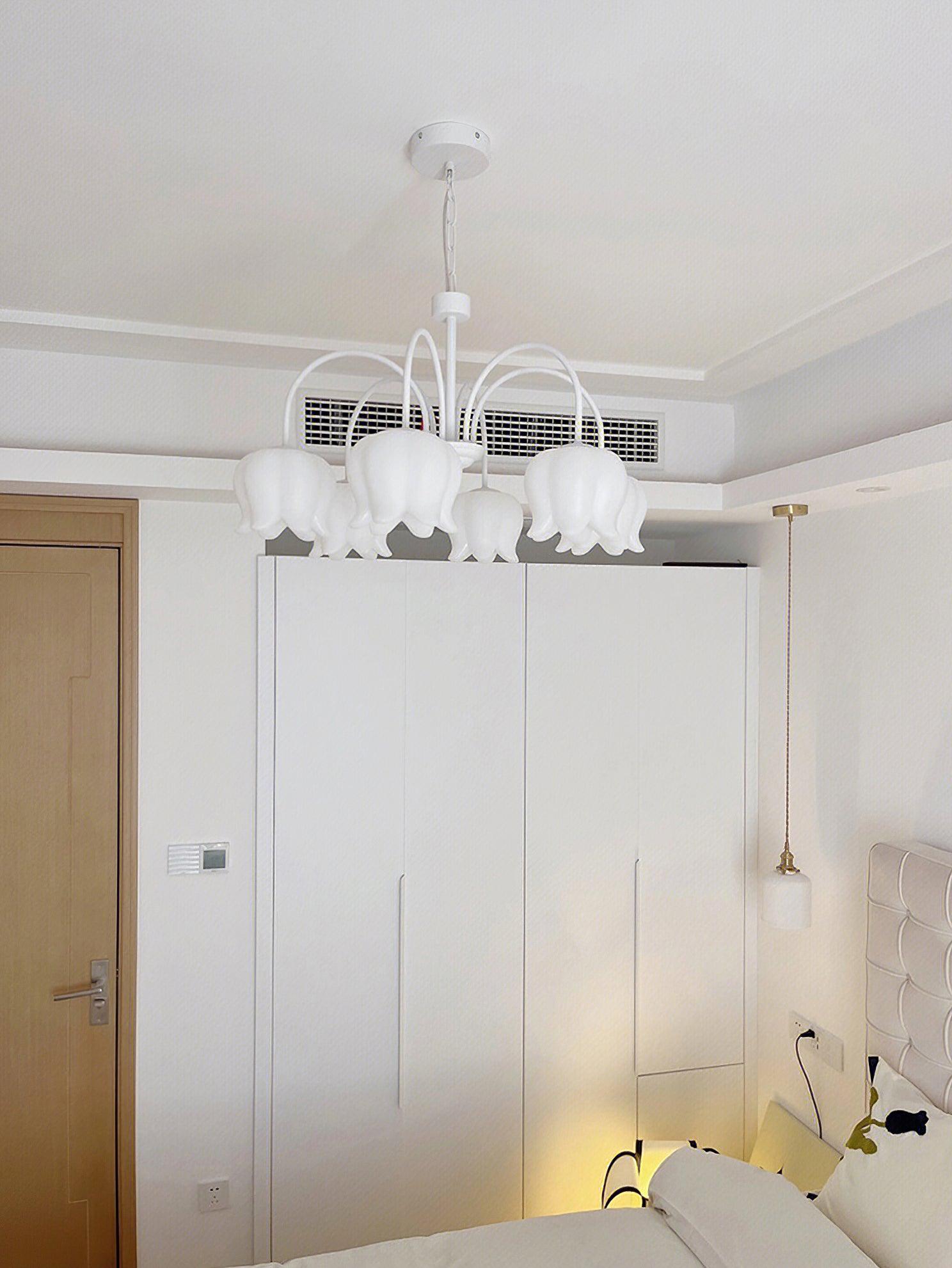 Curved Arm Bell Chandelier - Blowlighting