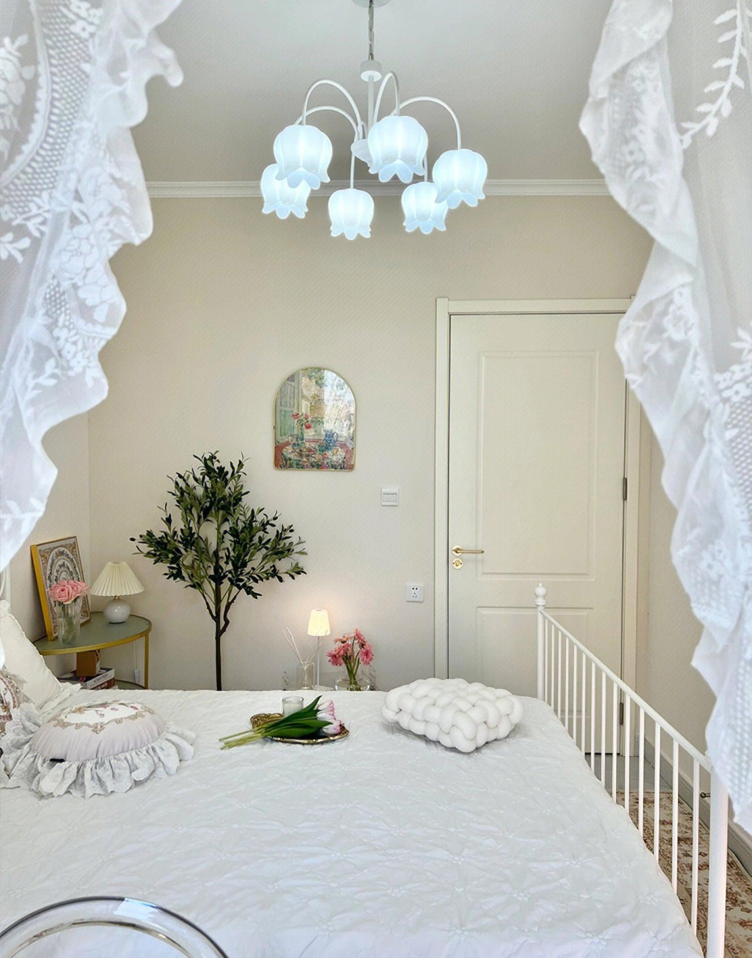 Curved Arm Bell Chandelier - Blowlighting