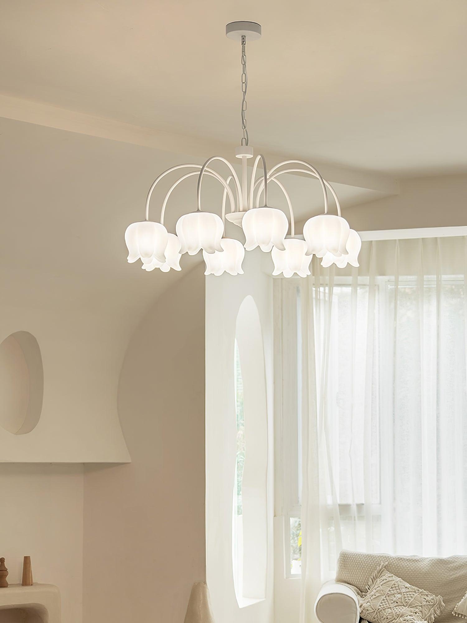 Curved Arm Bell Chandelier - Blowlighting