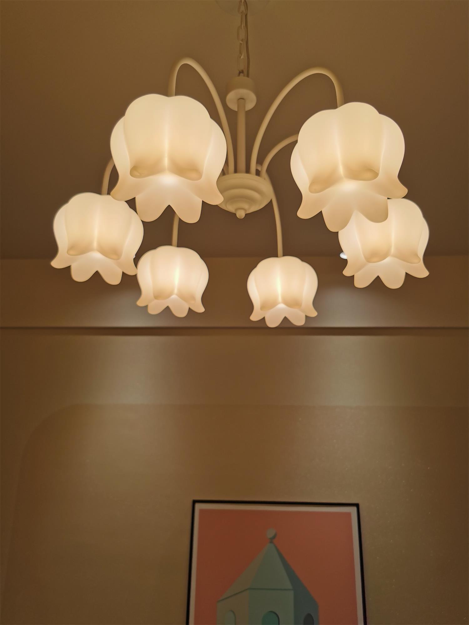 Curved Arm Bell Chandelier - Blowlighting