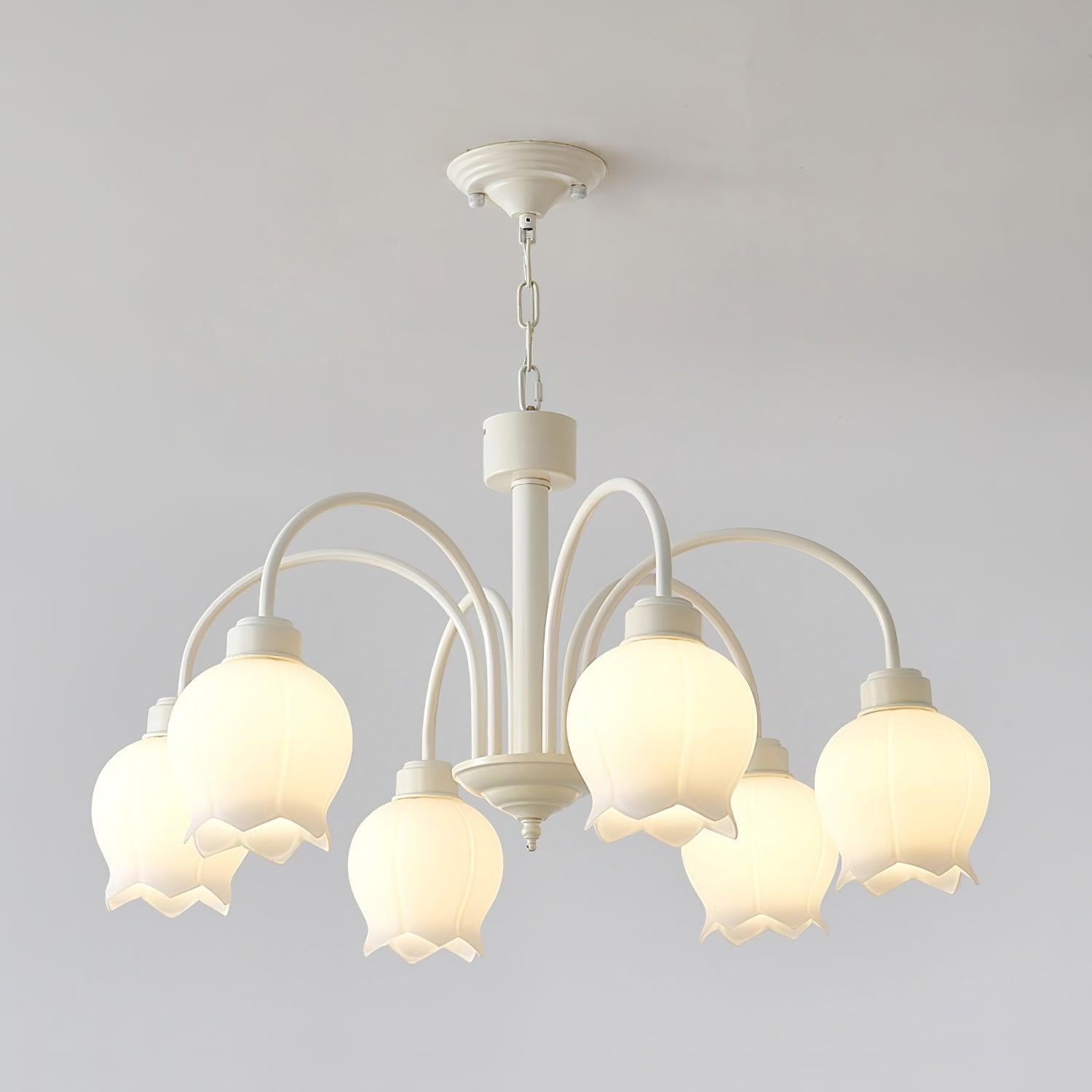 Curved Arm Bell Chandelier - Blowlighting
