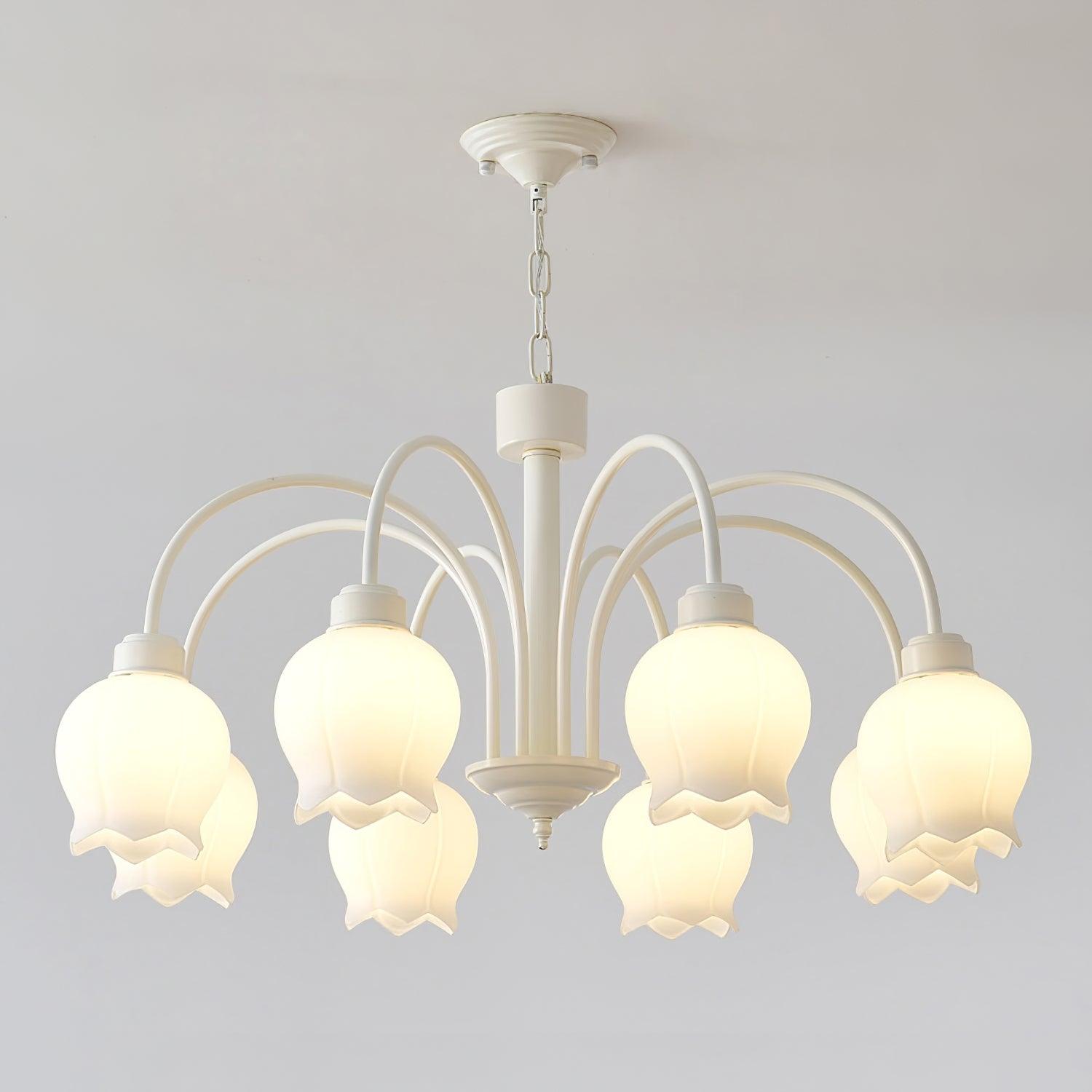 Curved Arm Bell Chandelier - Blowlighting