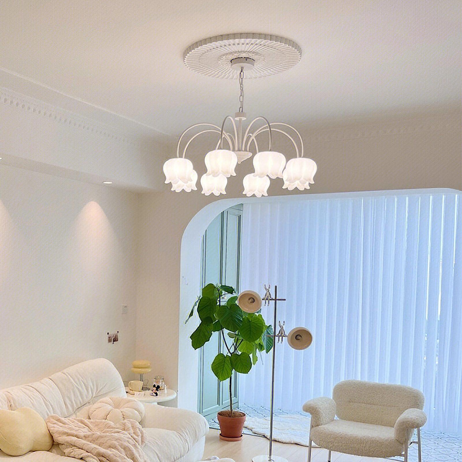 Curved Arm Bell Chandelier - Blowlighting
