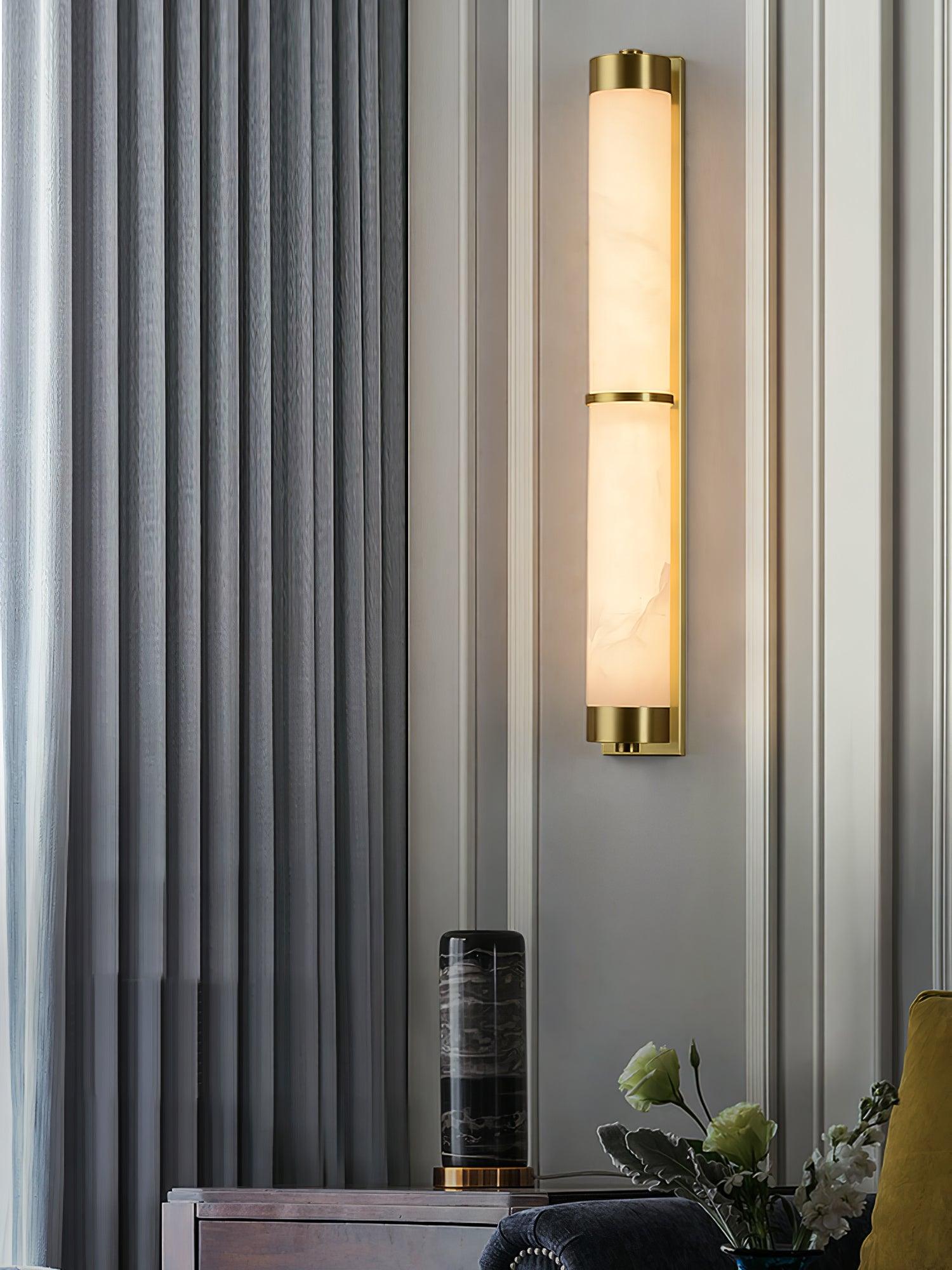 Olmirira Minimalist Alabaster Wall Light - Blowlighting