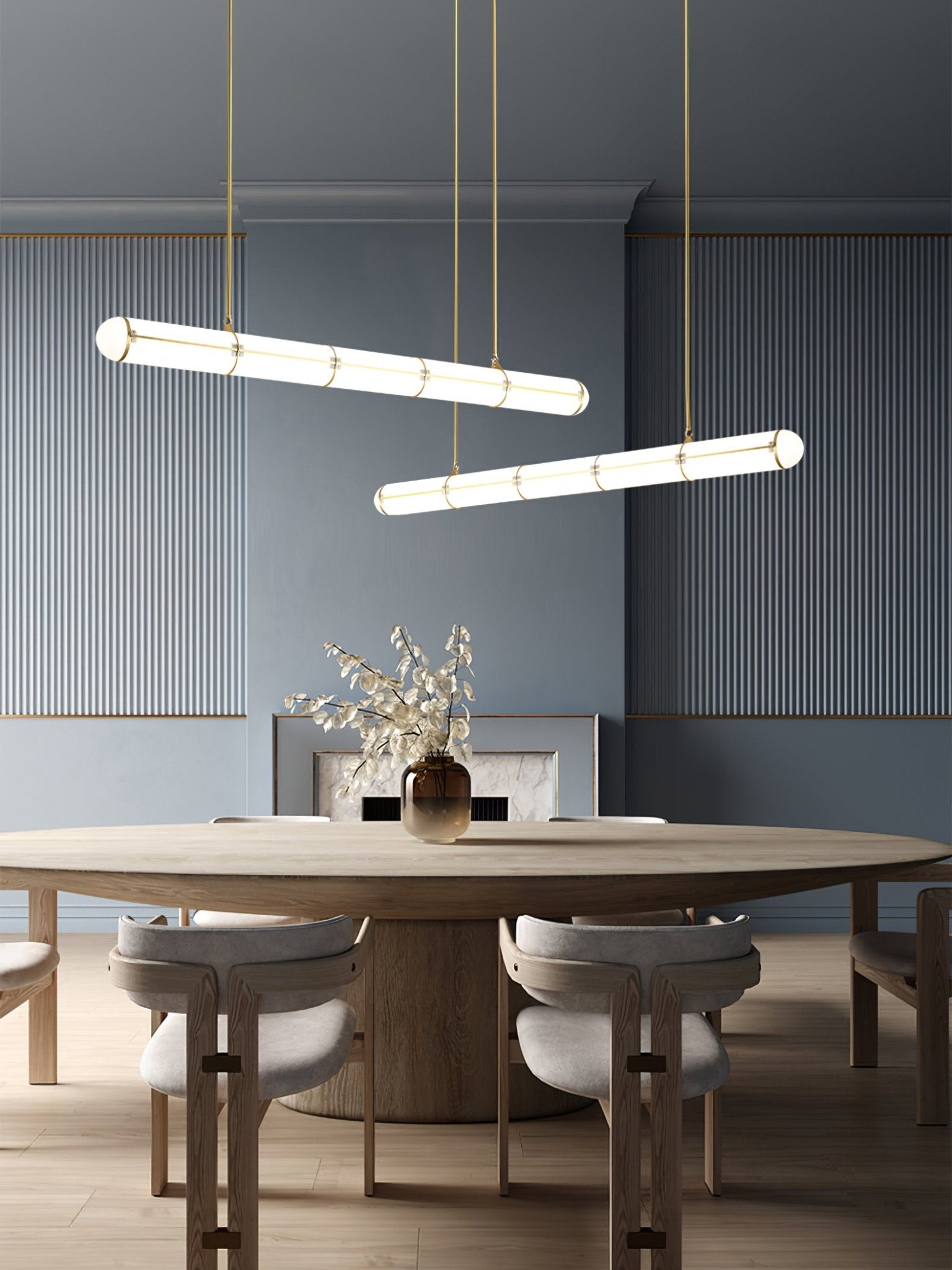 Cylindrical Endless Pendant Light - Blowlighting