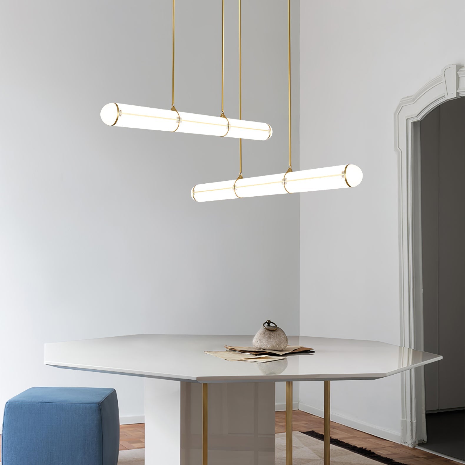 Cylindrical Endless Pendant Light - Blowlighting