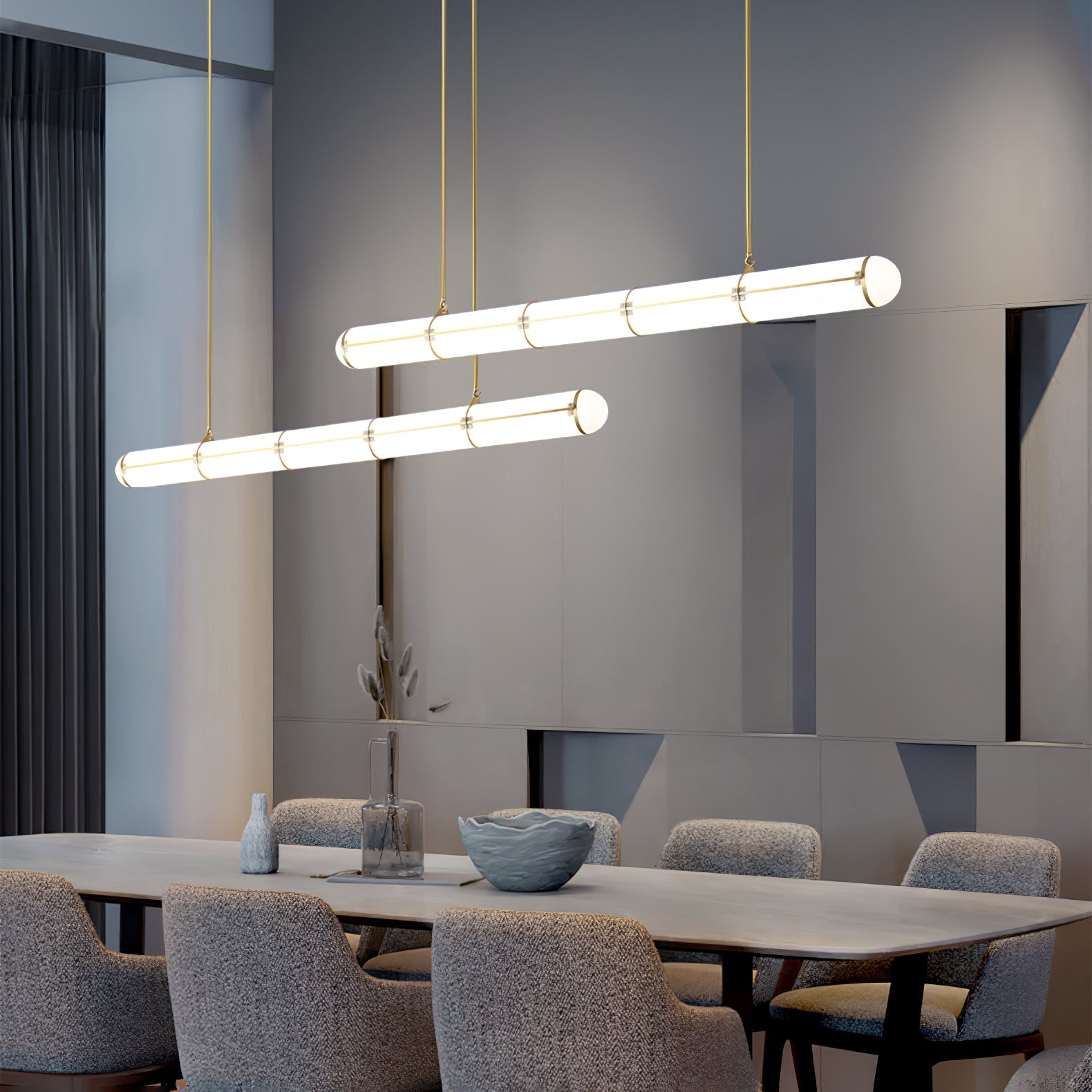 Cylindrical Endless Pendant Light - Blowlighting