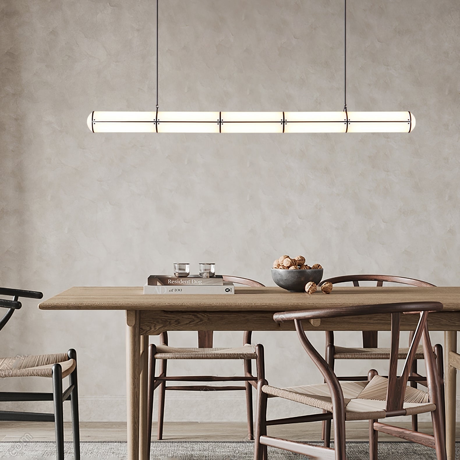 Cylindrical Endless Pendant Light - Blowlighting