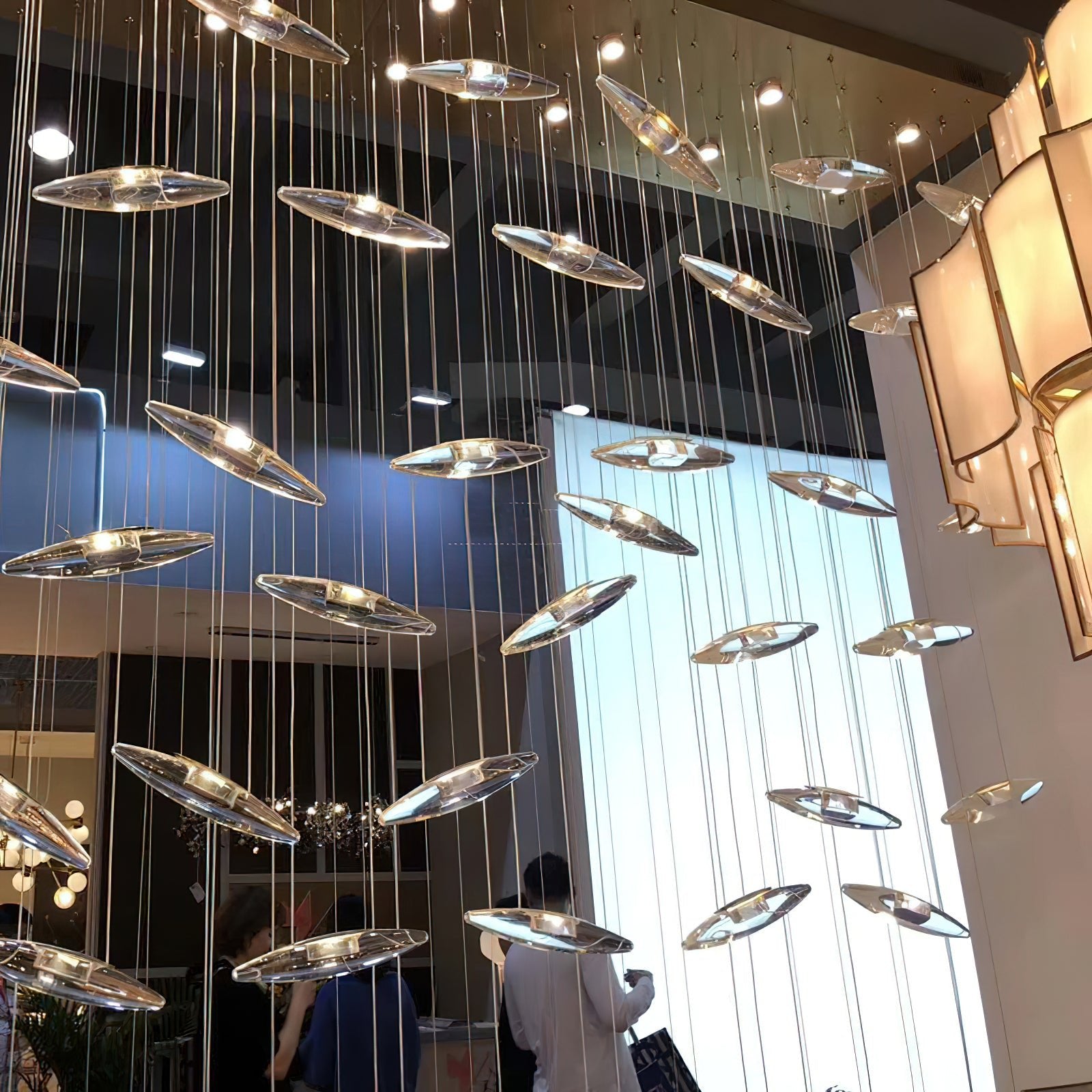 Moonlight Whispers Chandelier - Blowlighting