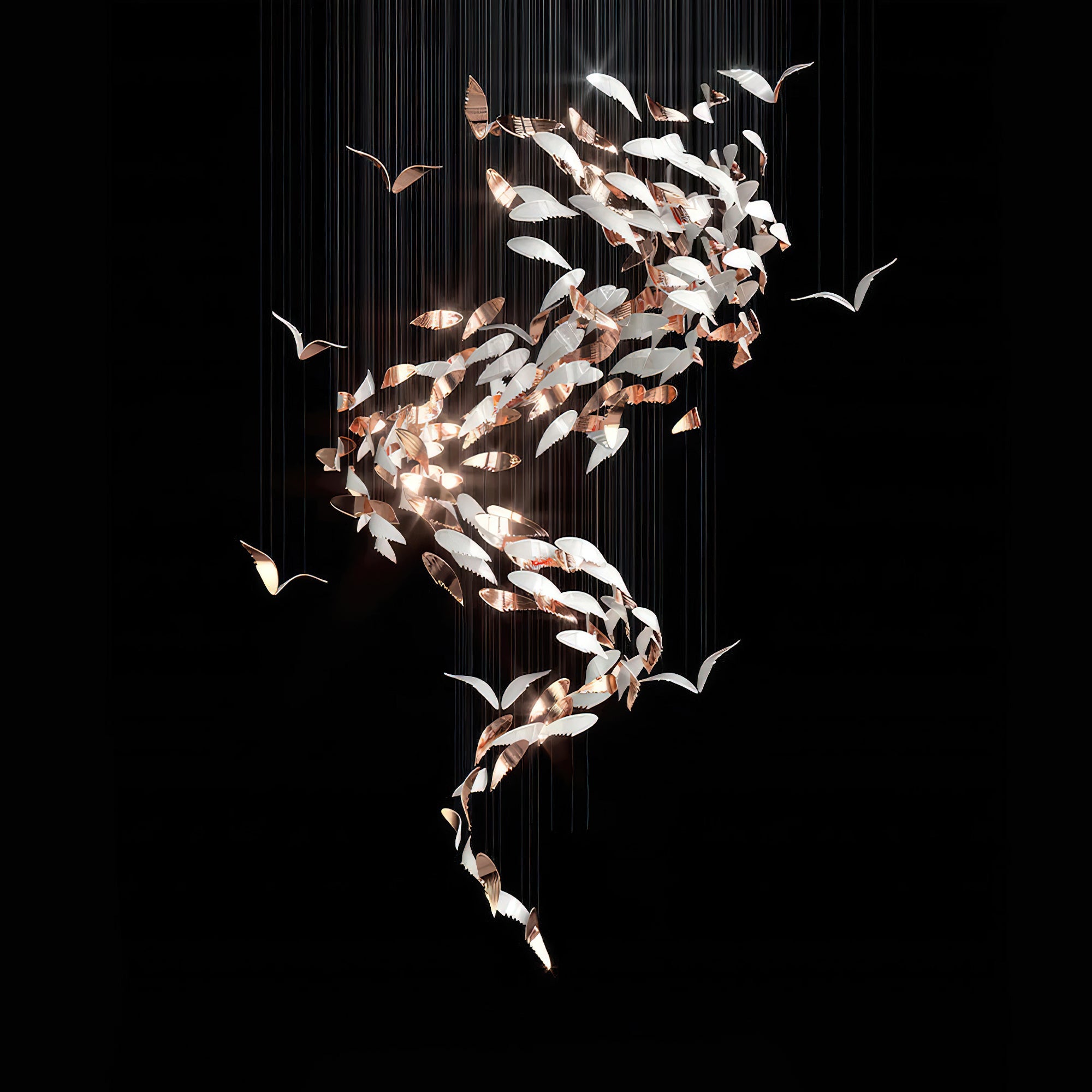 Alvenan Bird Flock Chandelier - Blowlighting