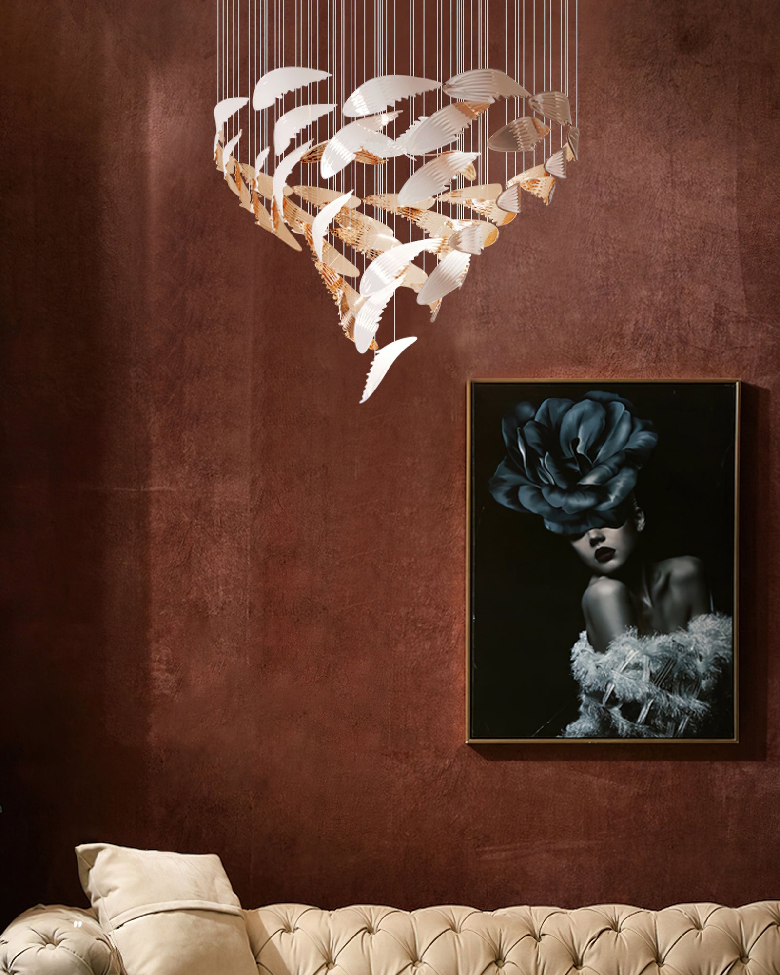 Alvenan Bird Flock Chandelier - Blowlighting