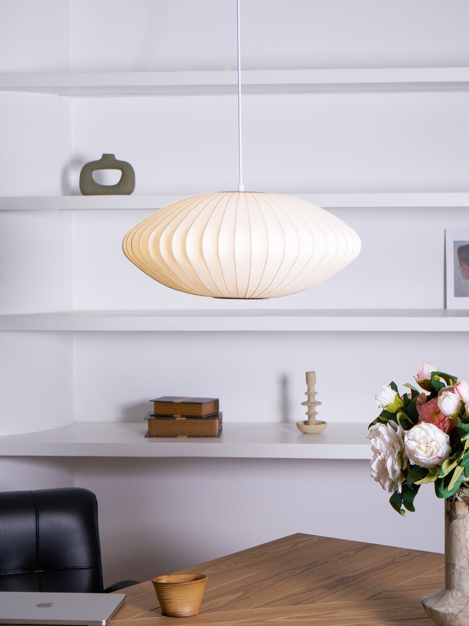 Bubble Mulberry Silk Pendant Lamp - Blowlighting