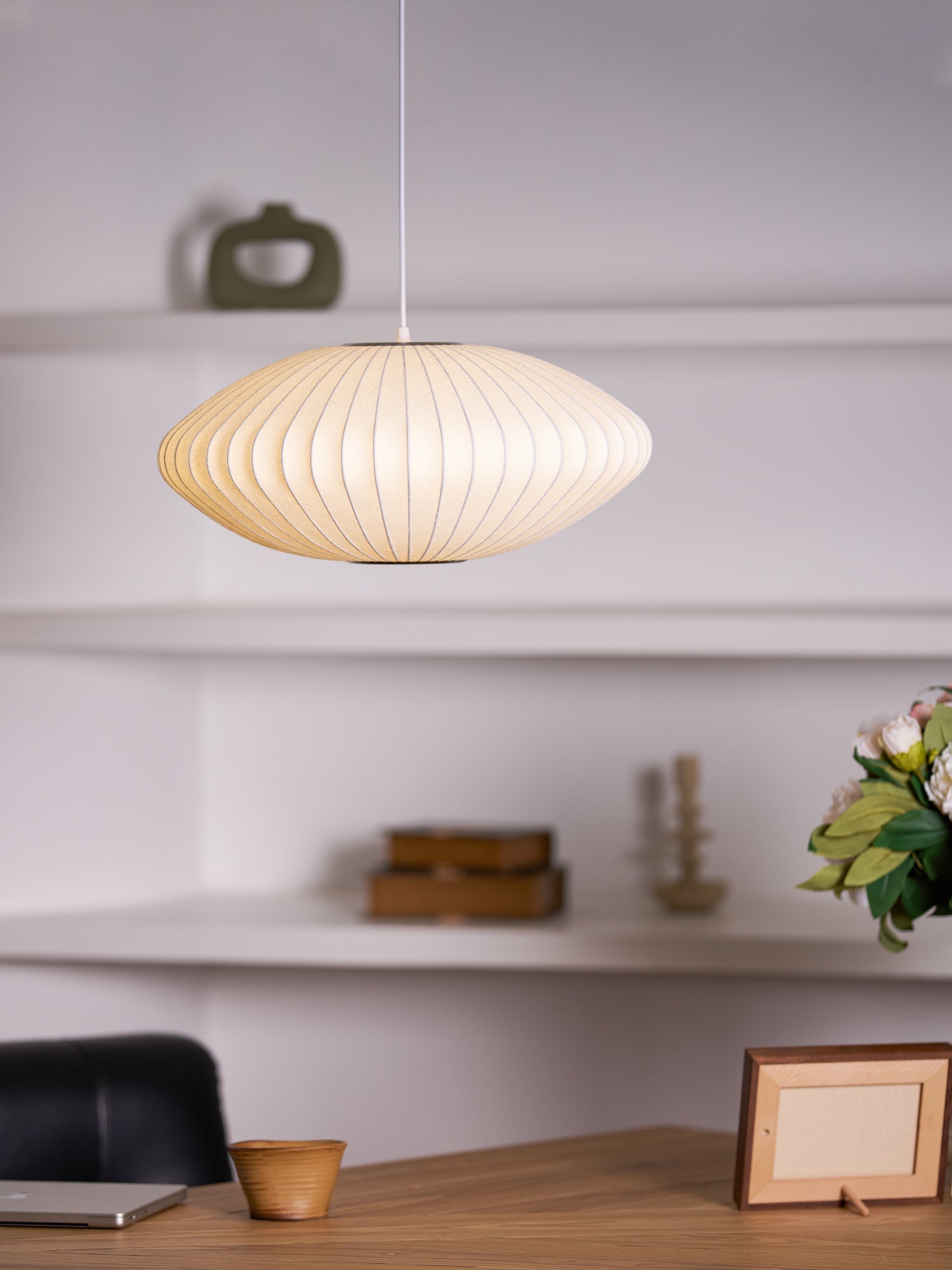 Bubble Mulberry Silk Pendant Lamp - Blowlighting