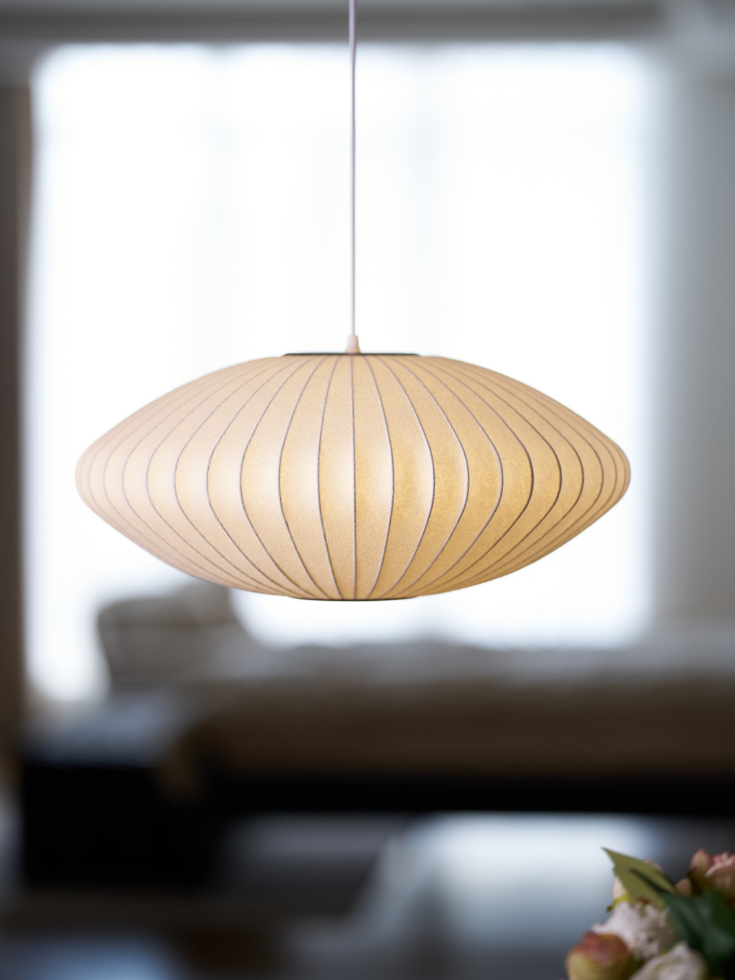 Bubble Mulberry Silk Pendant Lamp - Blowlighting
