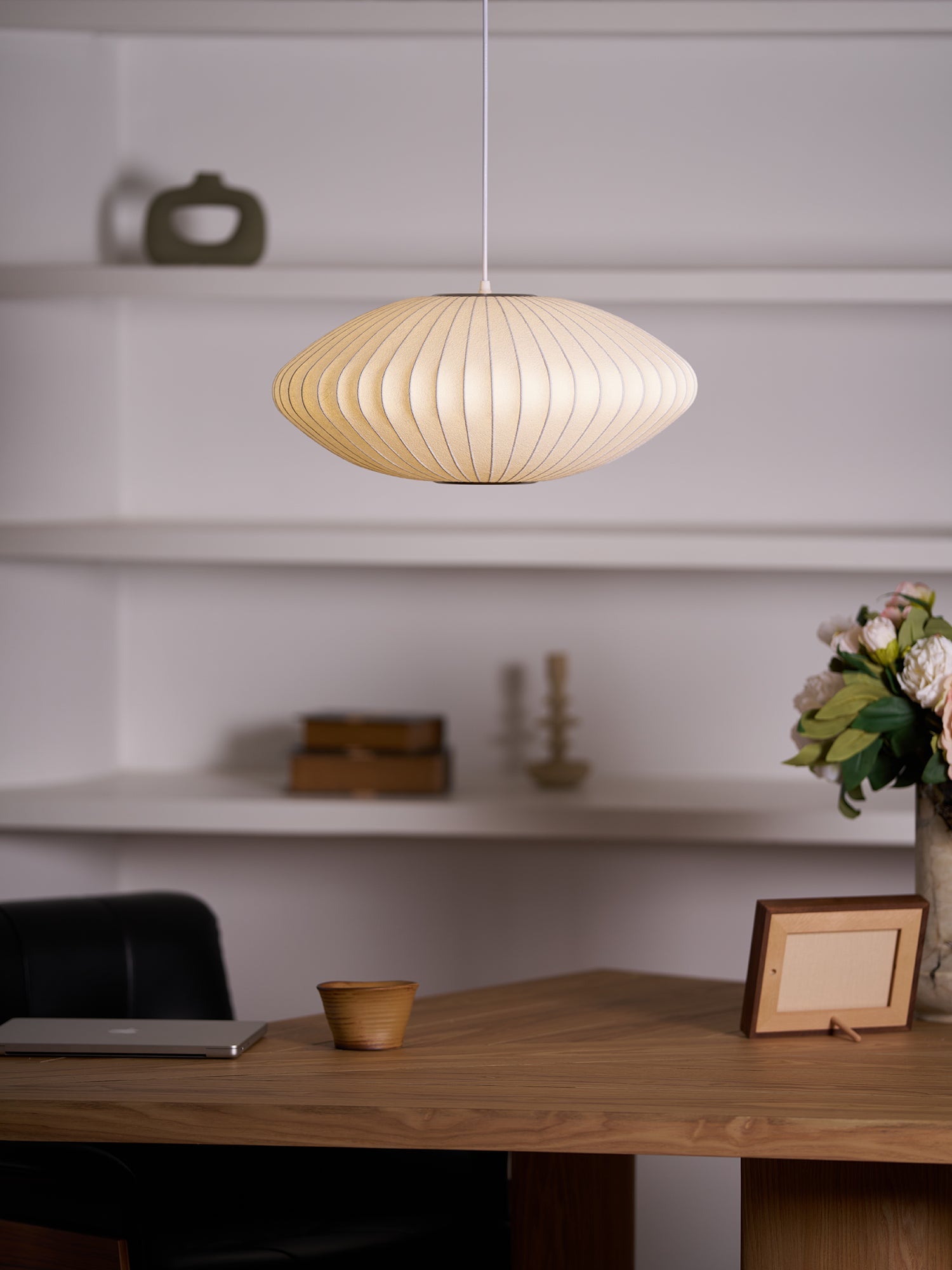 Bubble Mulberry Silk Pendant Lamp - Blowlighting