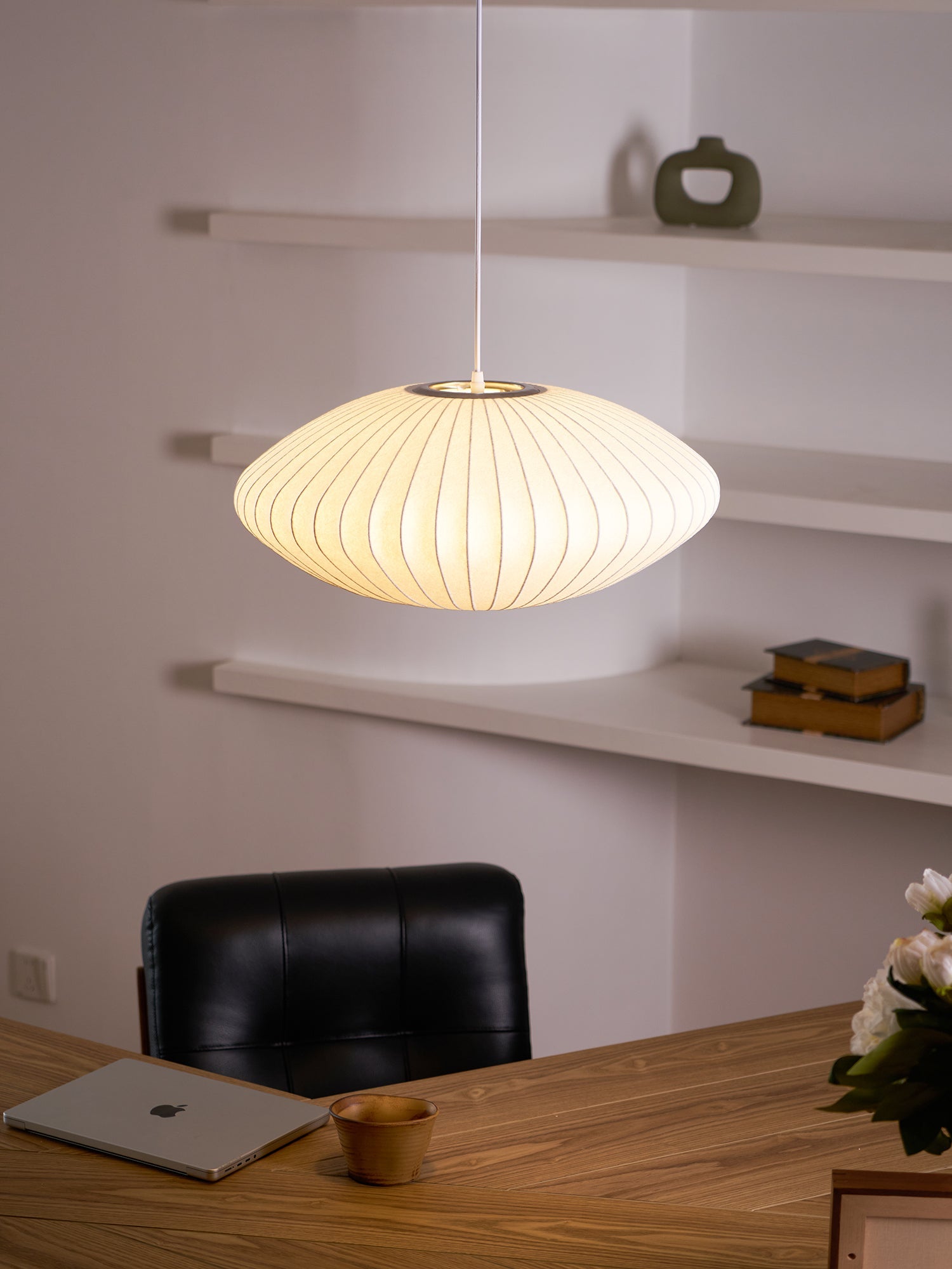 Bubble Mulberry Silk Pendant Lamp - Blowlighting