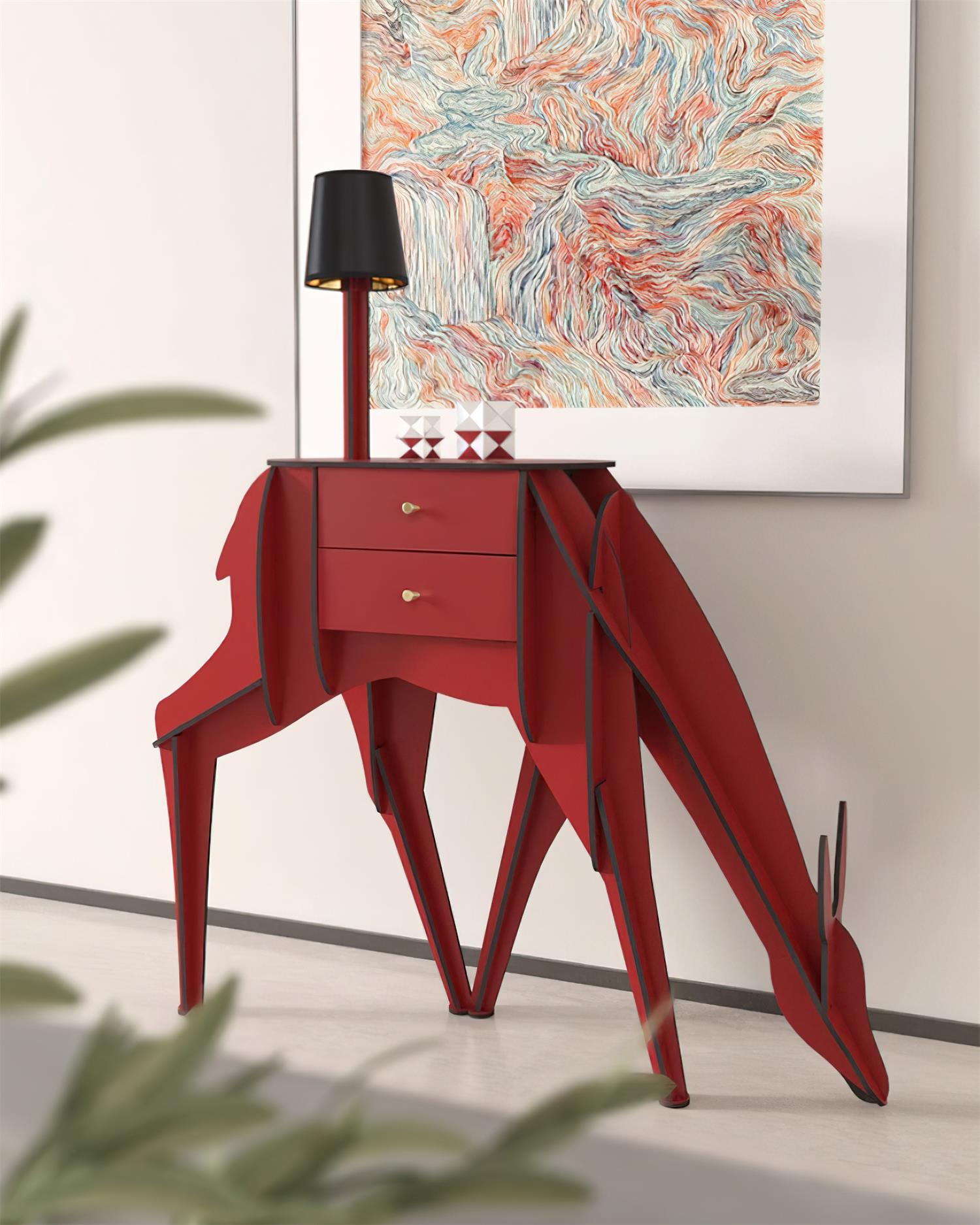 Evraee Deer-shaped Side Table - Blowlighting