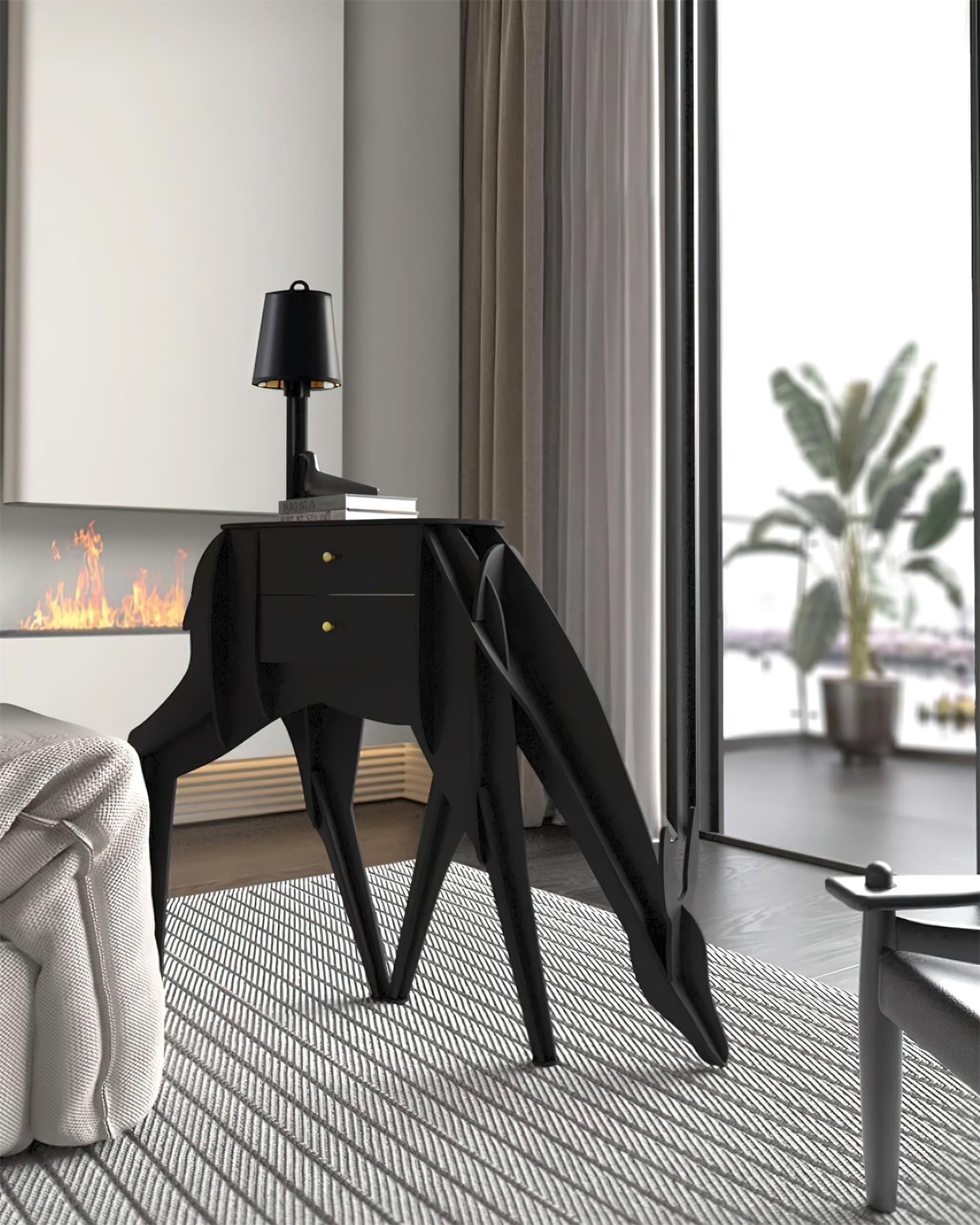 Evraee Deer-shaped Side Table - Blowlighting