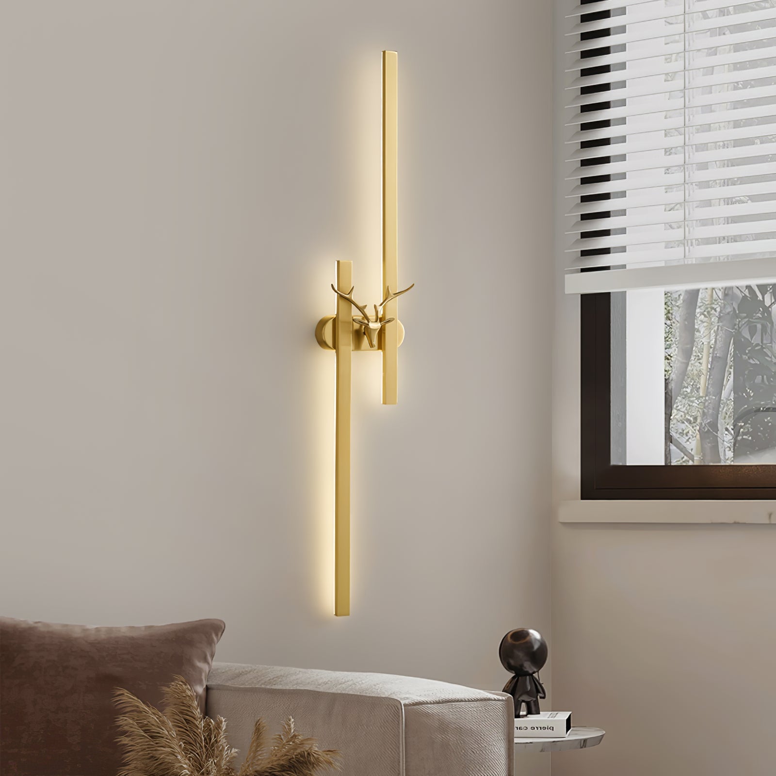 Deer Brass Wall Lamp - Blowlighting