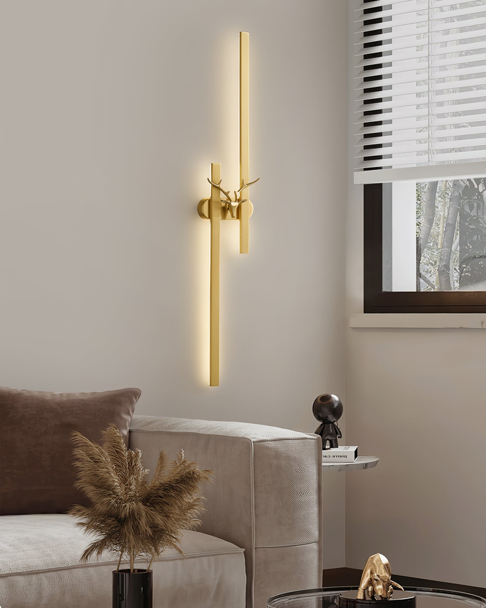 Deer Brass Wall Lamp - Blowlighting