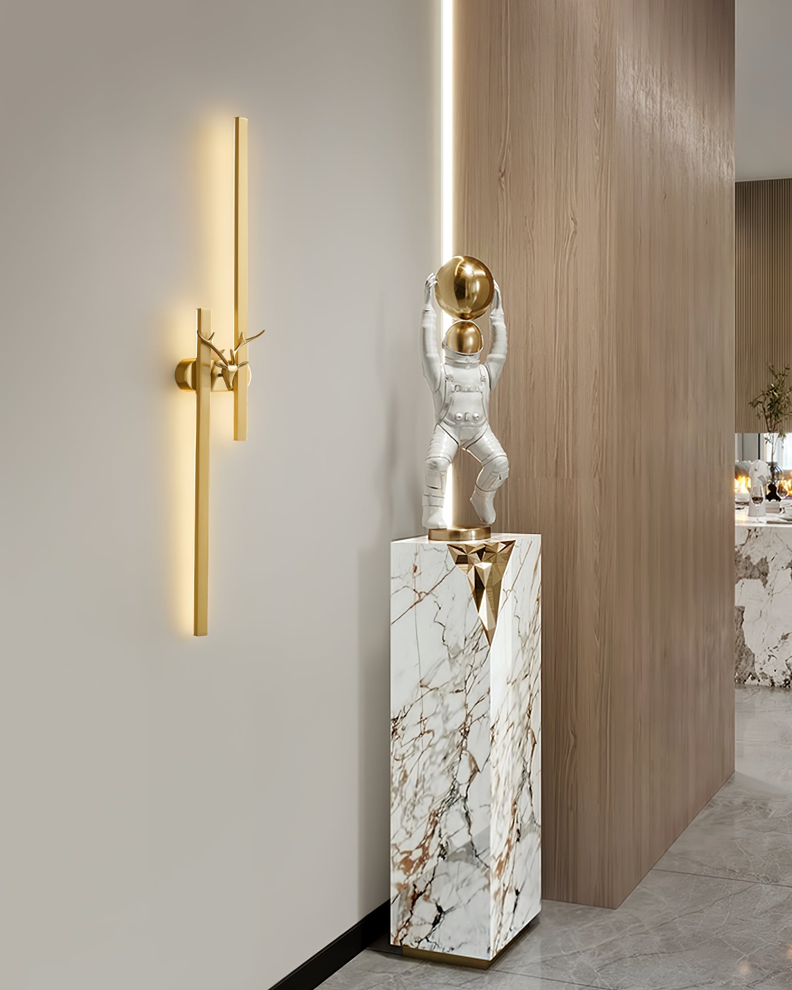 Deer Brass Wall Lamp - Blowlighting