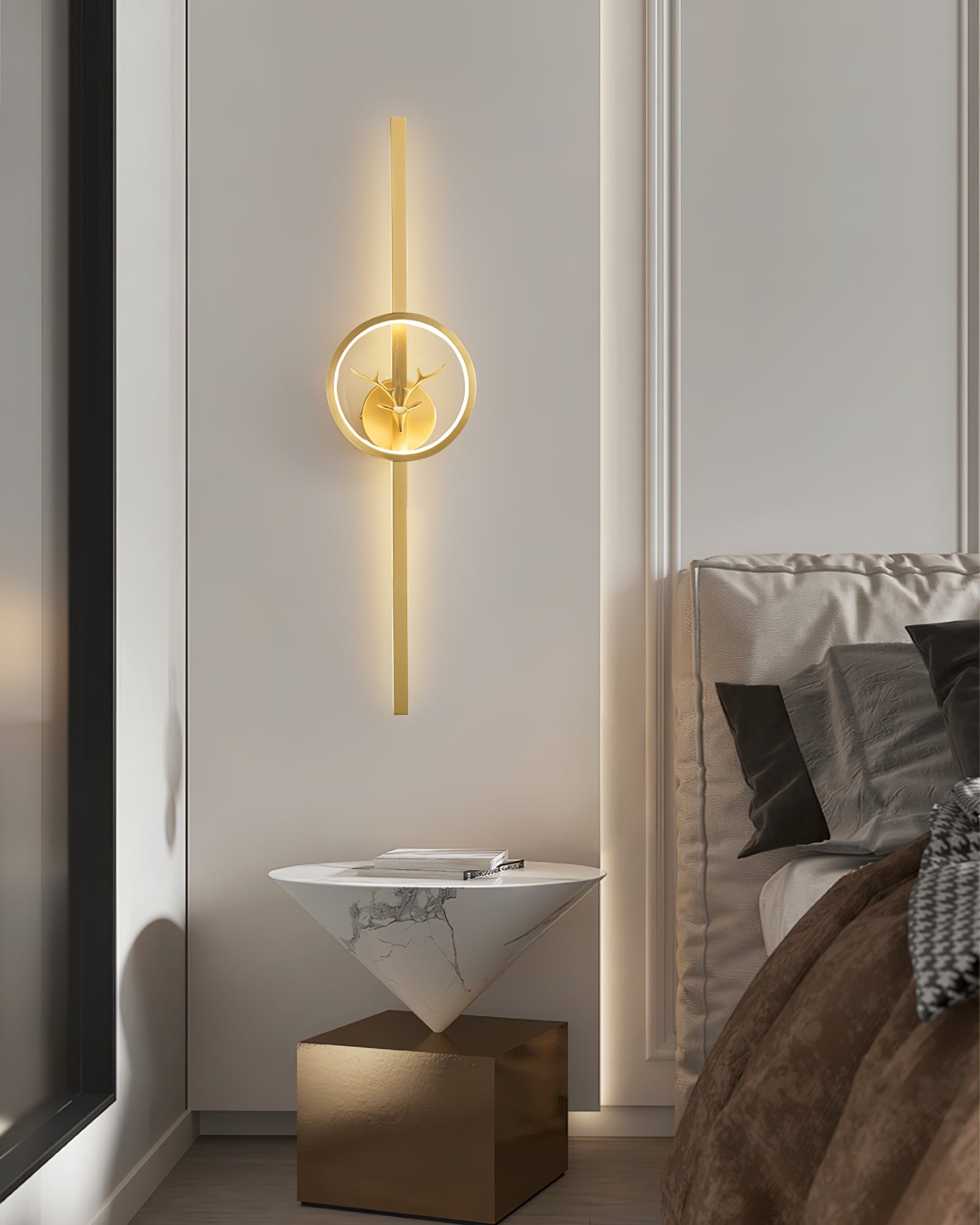 Deer Brass Wall Lamp - Blowlighting