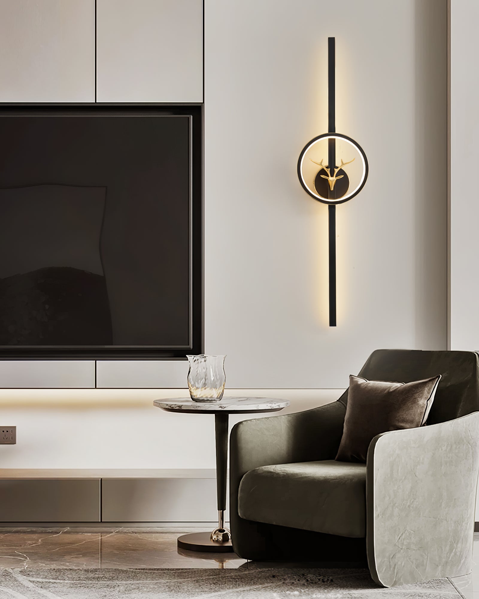 Deer Brass Wall Lamp - Blowlighting