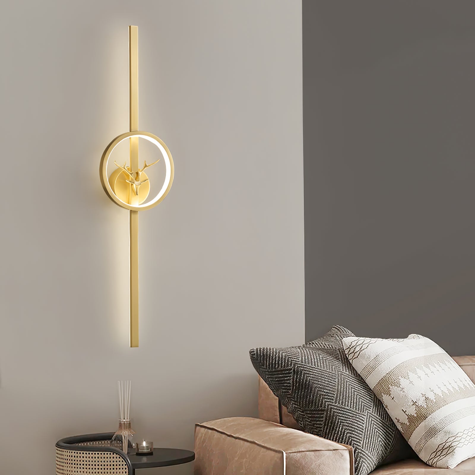 Deer Brass Wall Lamp - Blowlighting
